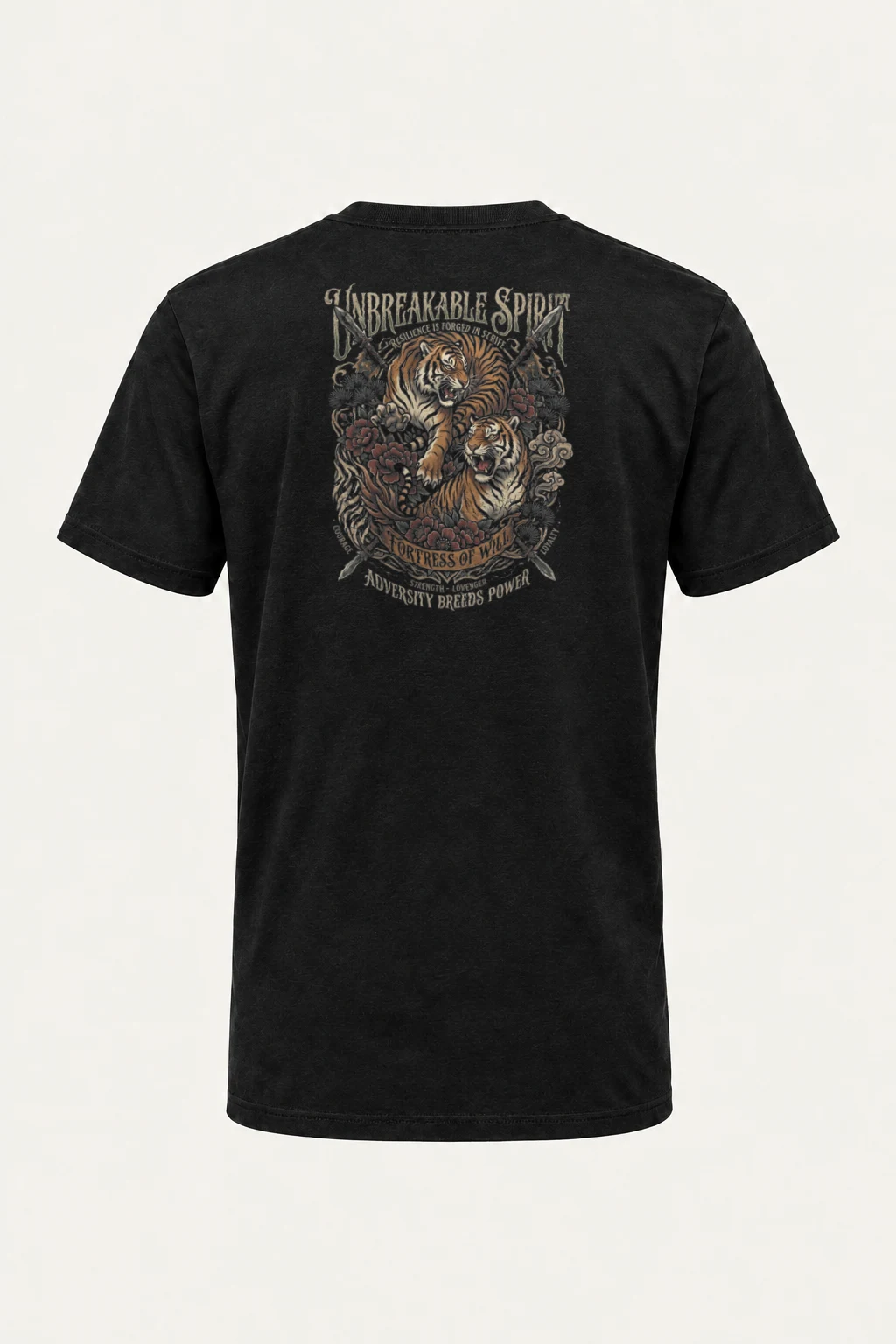 "Fortress Of Will" Heavyweight Unisex Crewneck T-shirt | Gildan 5000