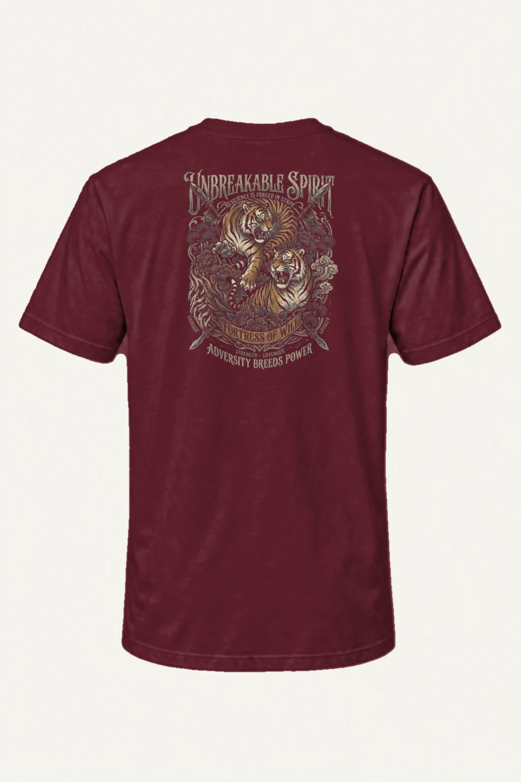 "Fortress Of Will" Heavyweight Unisex Crewneck T-shirt | Gildan 5000