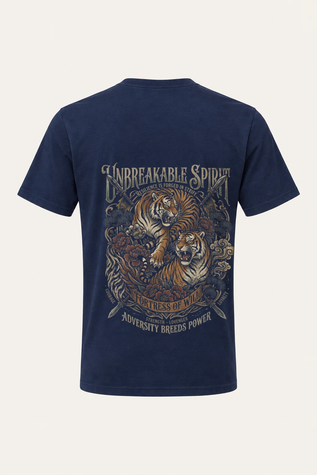 "Fortress Of Will" Heavyweight Unisex Crewneck T-shirt | Gildan 5000