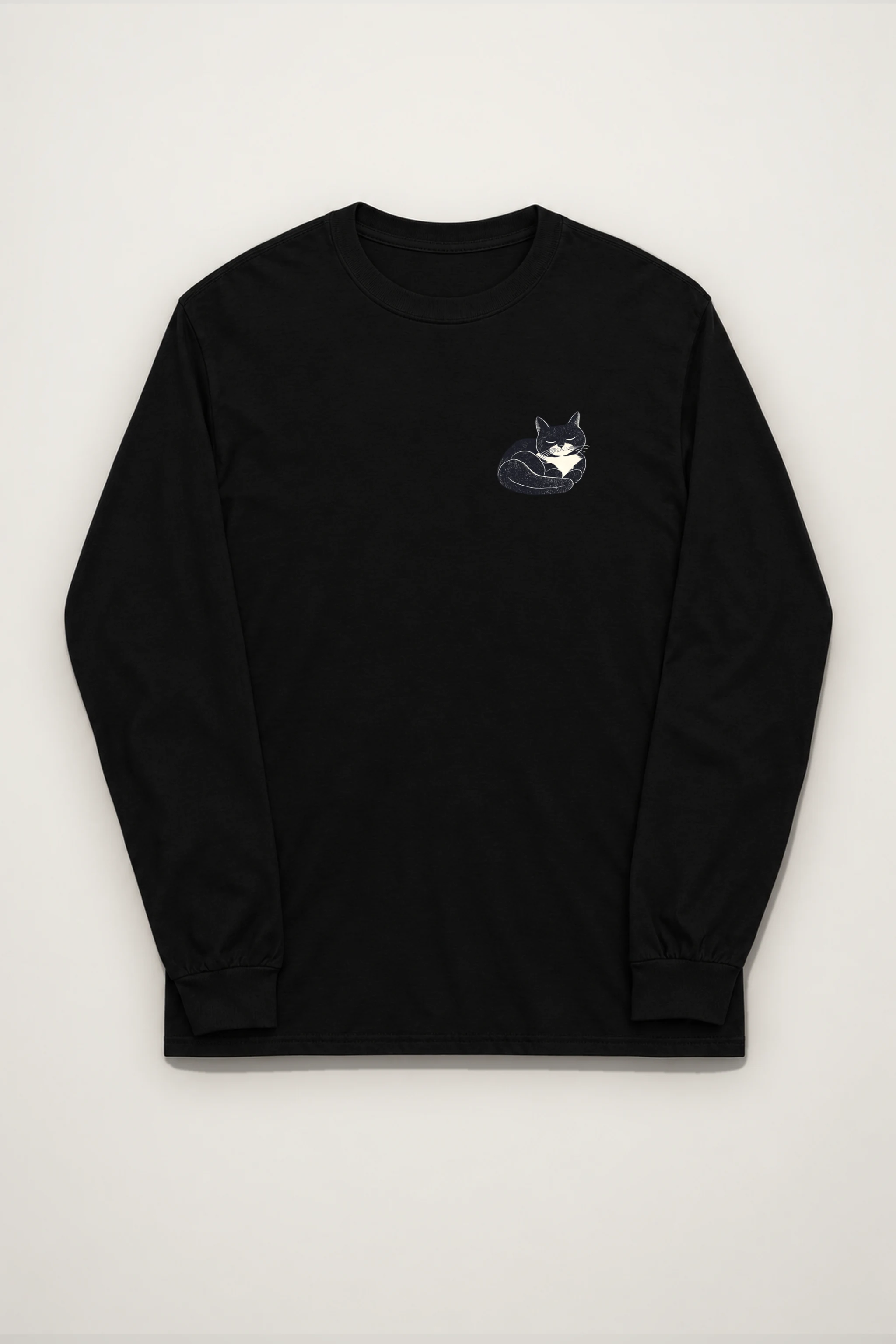"Four Resting Cats" Unisex Longsleeve T-shirt