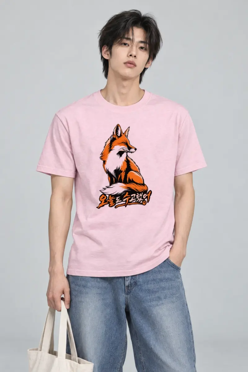 "Fox After Hours" Heavyweight Unisex Crewneck T-shirt