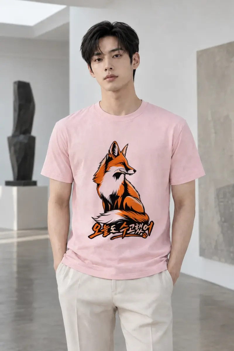 "Fox After Hours" Heavyweight Unisex Crewneck T-shirt | Gildan 5000