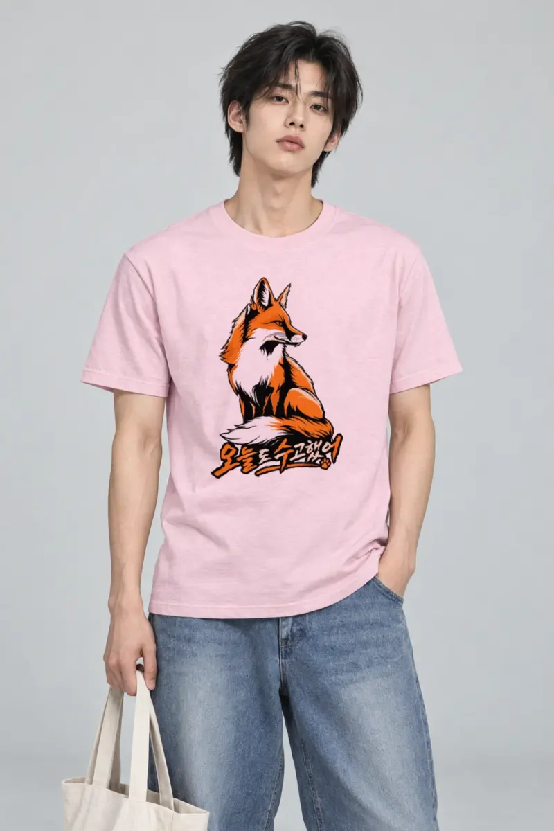"Fox After Hours" Heavyweight Unisex Crewneck T-shirt