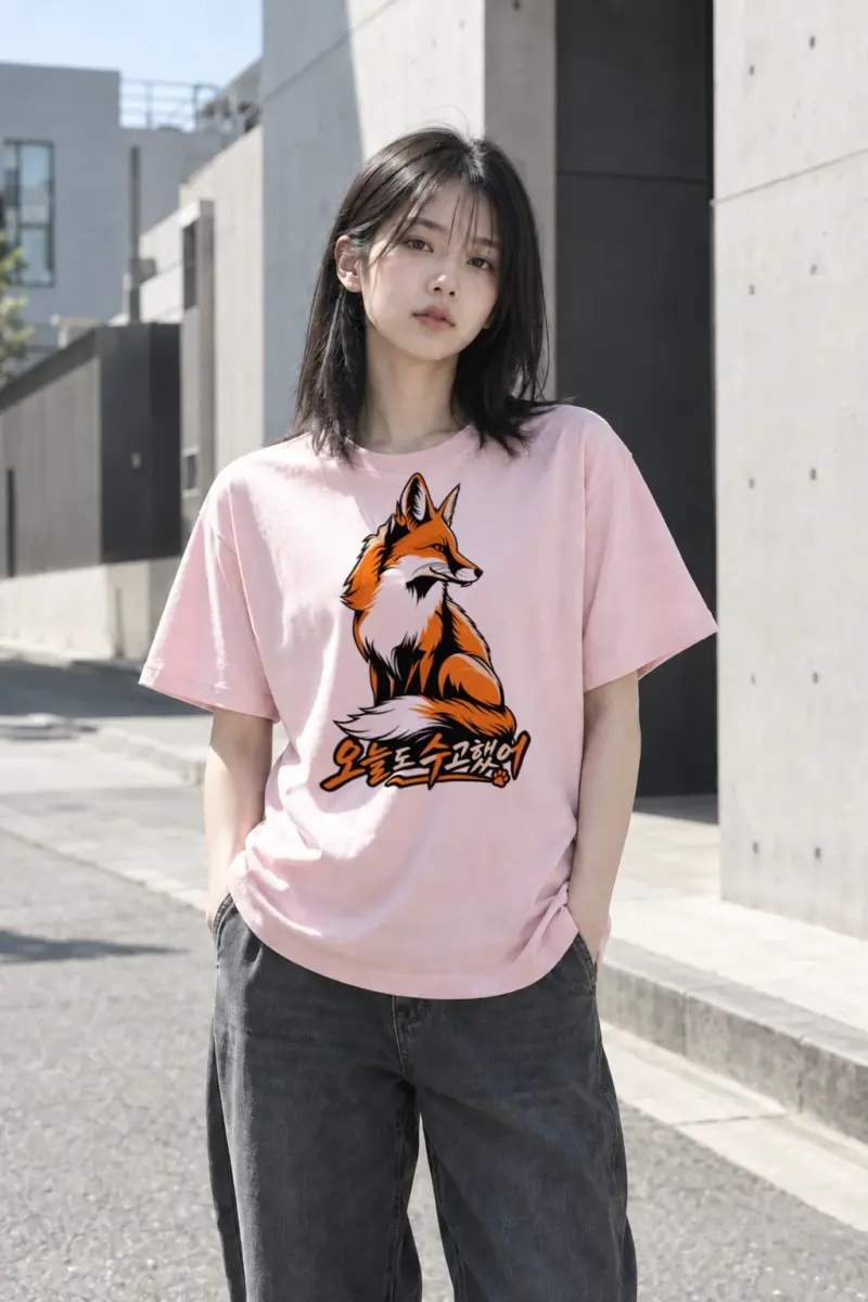 "Fox After Hours" Heavyweight Unisex Crewneck T-shirt | Gildan 5000