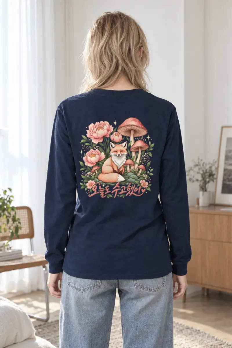 "Fox Garden" Unisex Longsleeve T-shirt