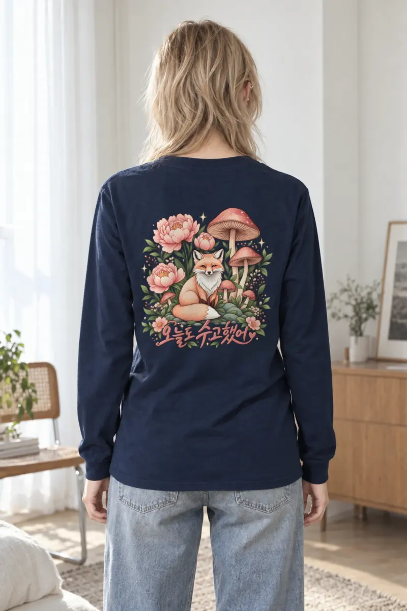 "Fox Garden" Unisex Longsleeve T-shirt