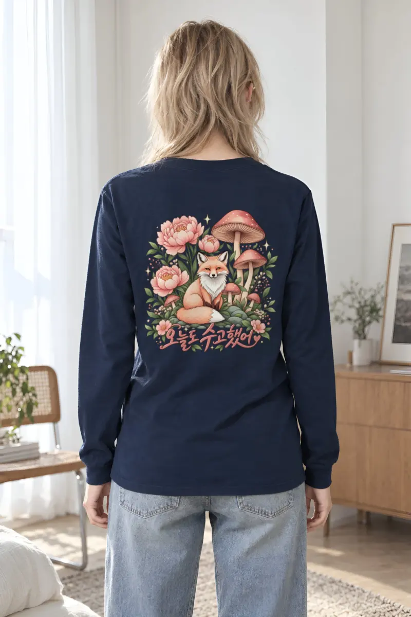 "Fox Garden" Unisex Longsleeve T-shirt