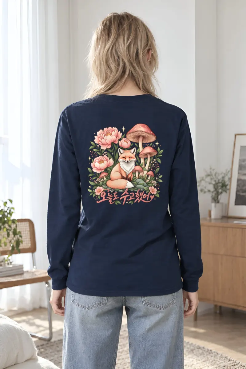 "Fox Garden" Unisex Longsleeve T-shirt