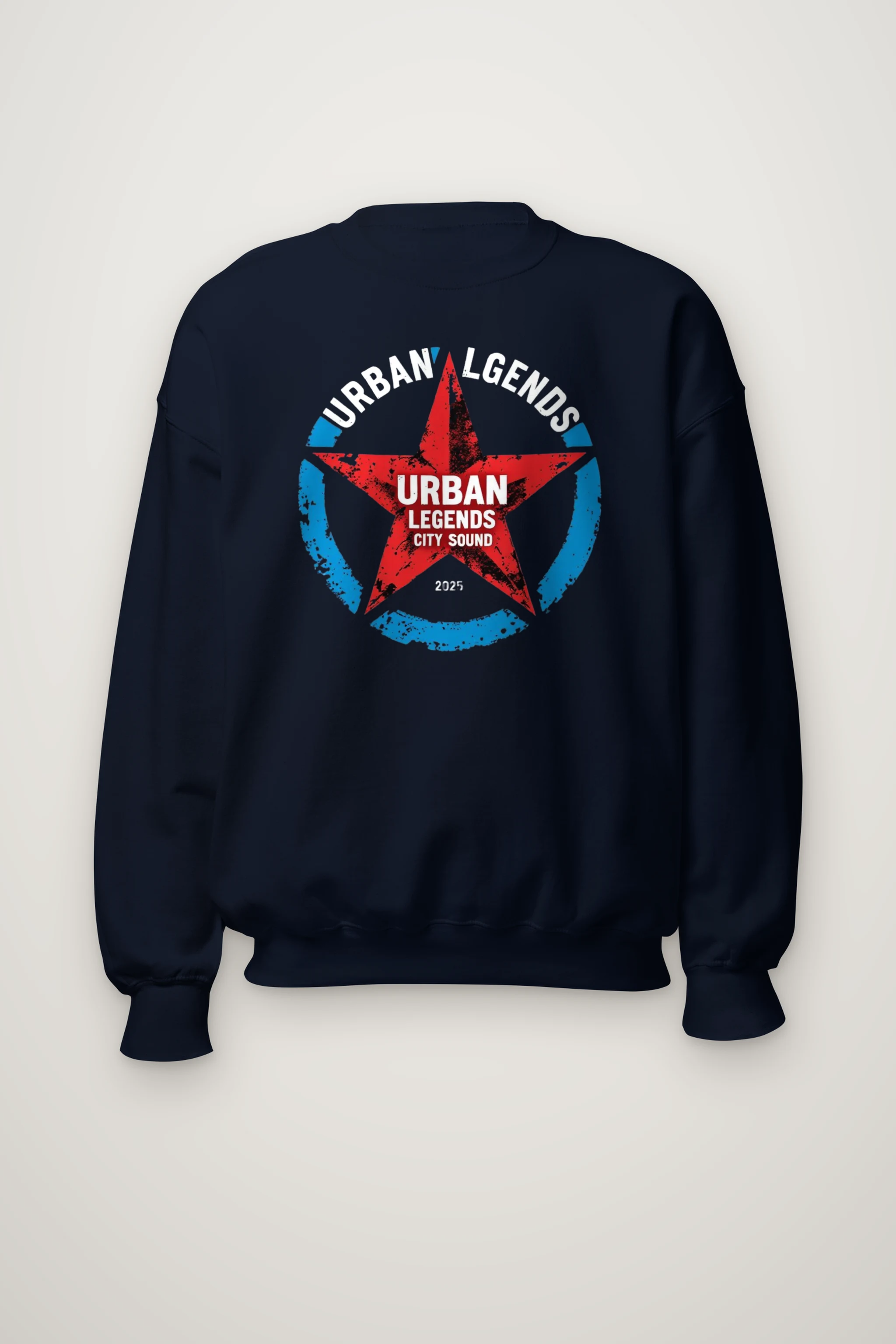 "Fractured Star Circle" Heavy Blend Unisex Crewneck Sweatshirt