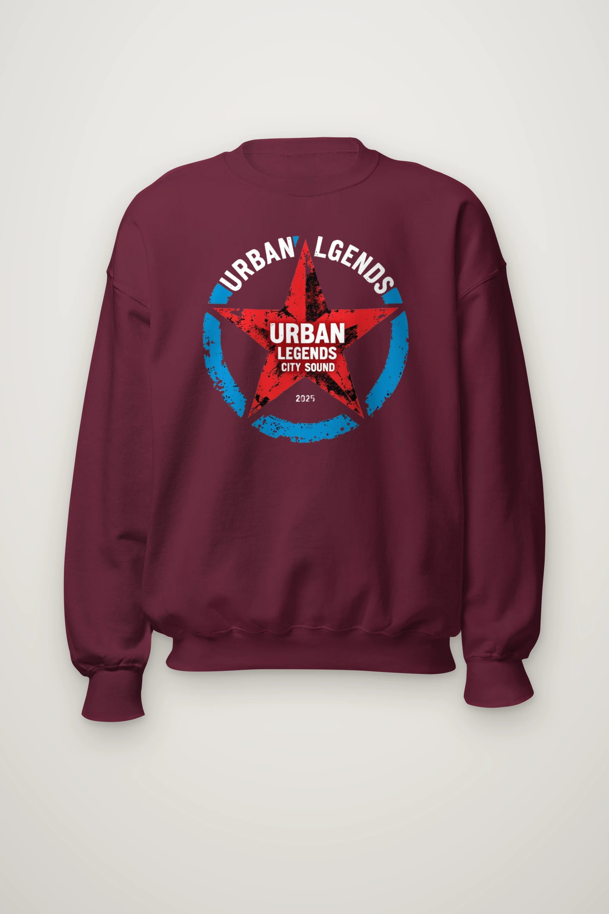 "Fractured Star Circle" Heavy Blend Unisex Crewneck Sweatshirt