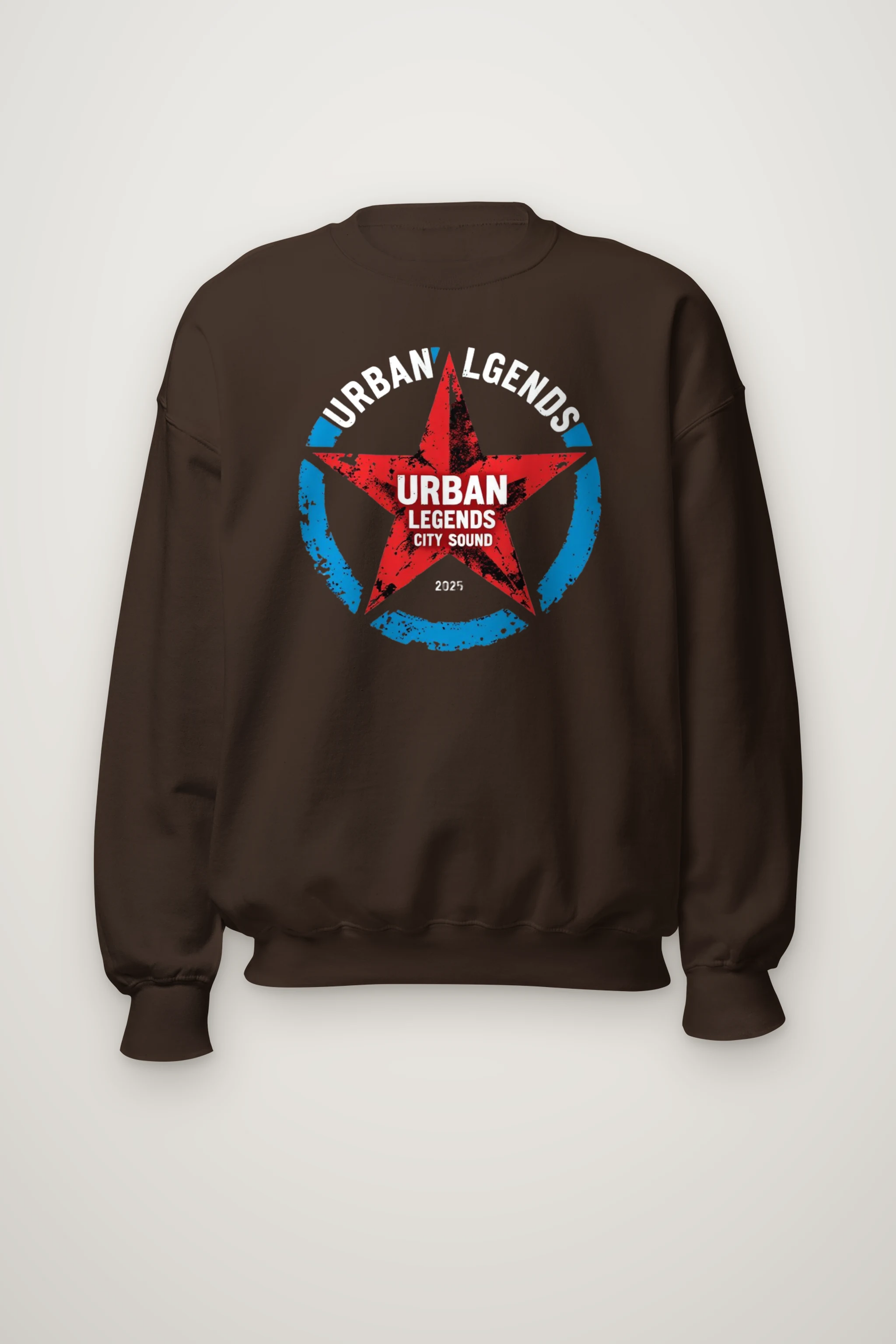 "Fractured Star Circle" Heavy Blend Unisex Crewneck Sweatshirt
