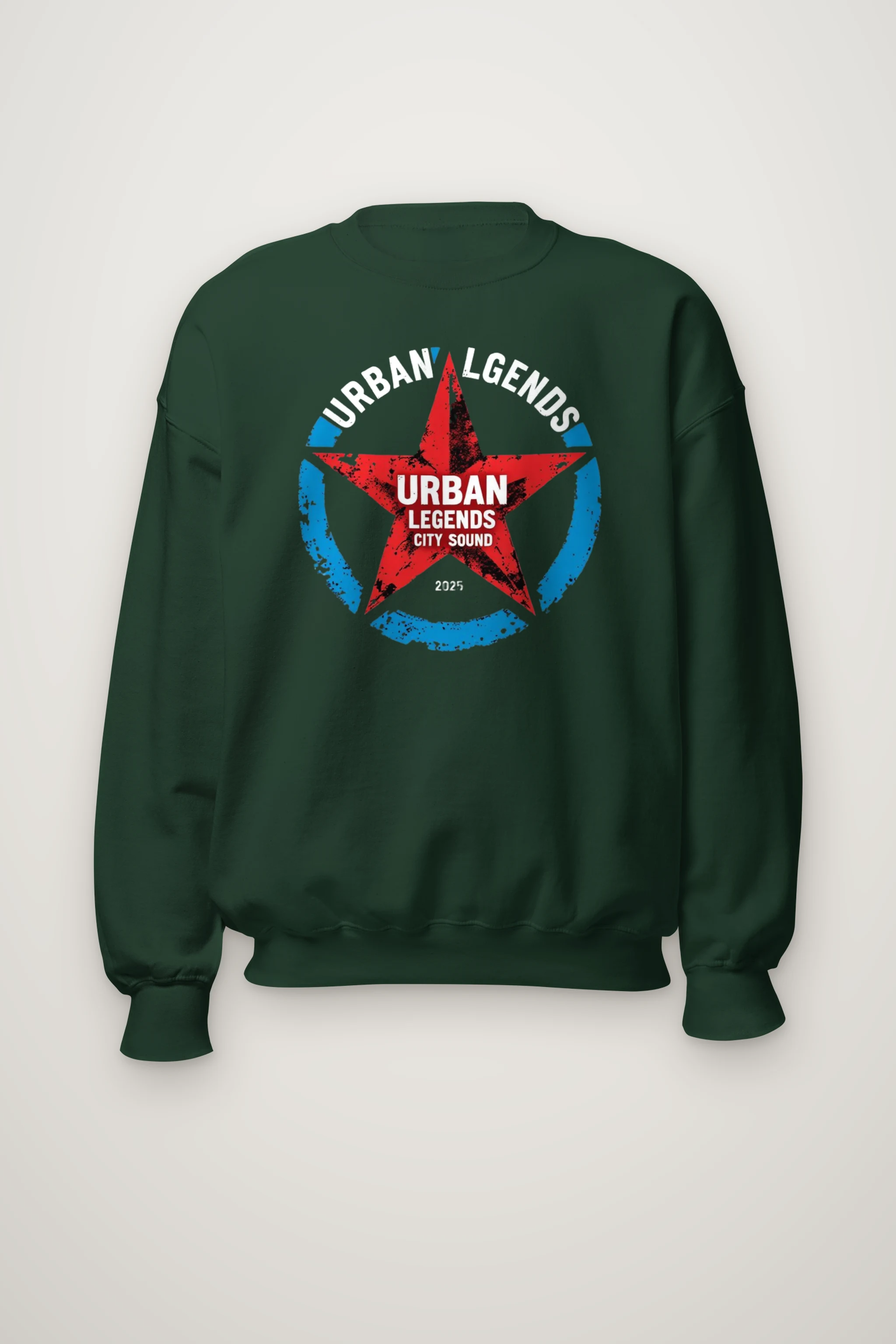 "Fractured Star Circle" Heavy Blend Unisex Crewneck Sweatshirt
