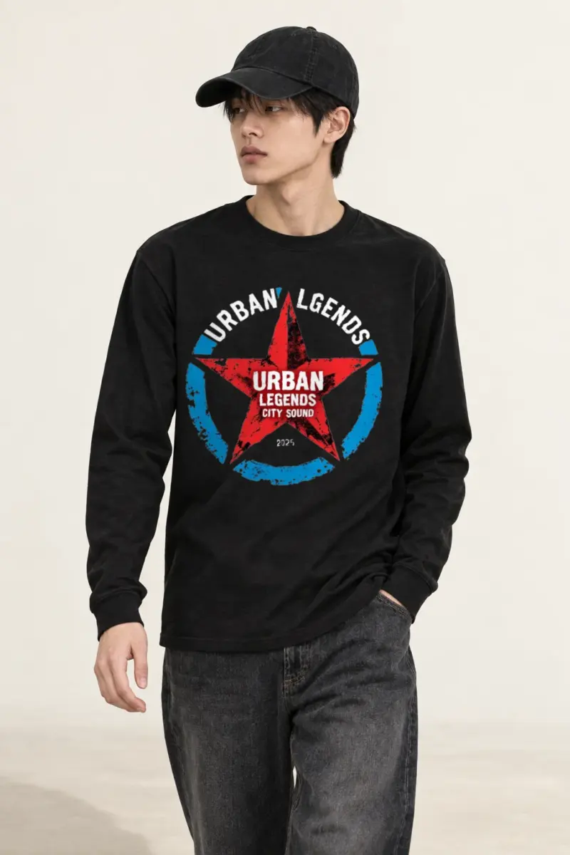 "Fractured Star Circle" Unisex Longsleeve T-shirt | Gildan 2400
