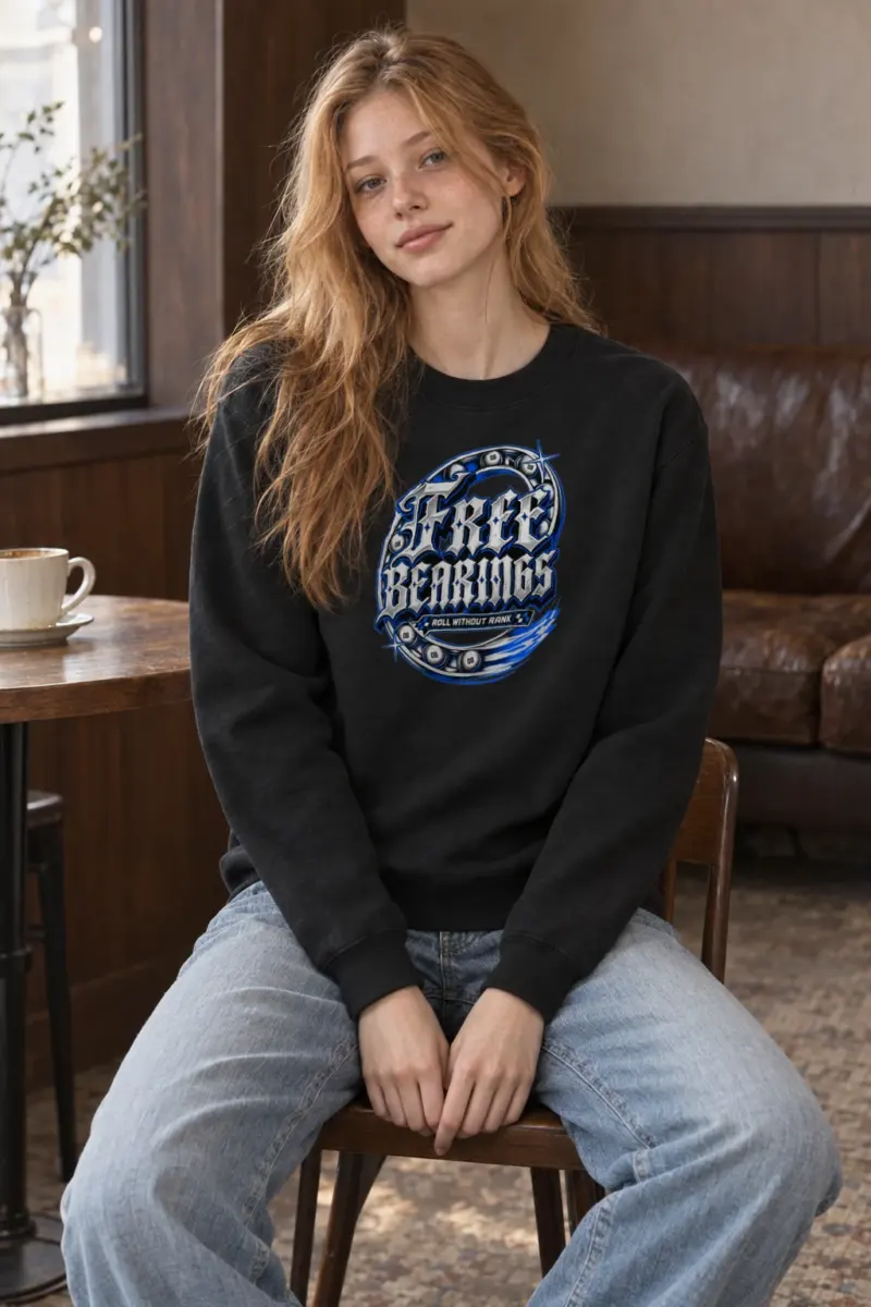 "Free Bearings" Heavy Blend Unisex Crewneck Sweatshirt
