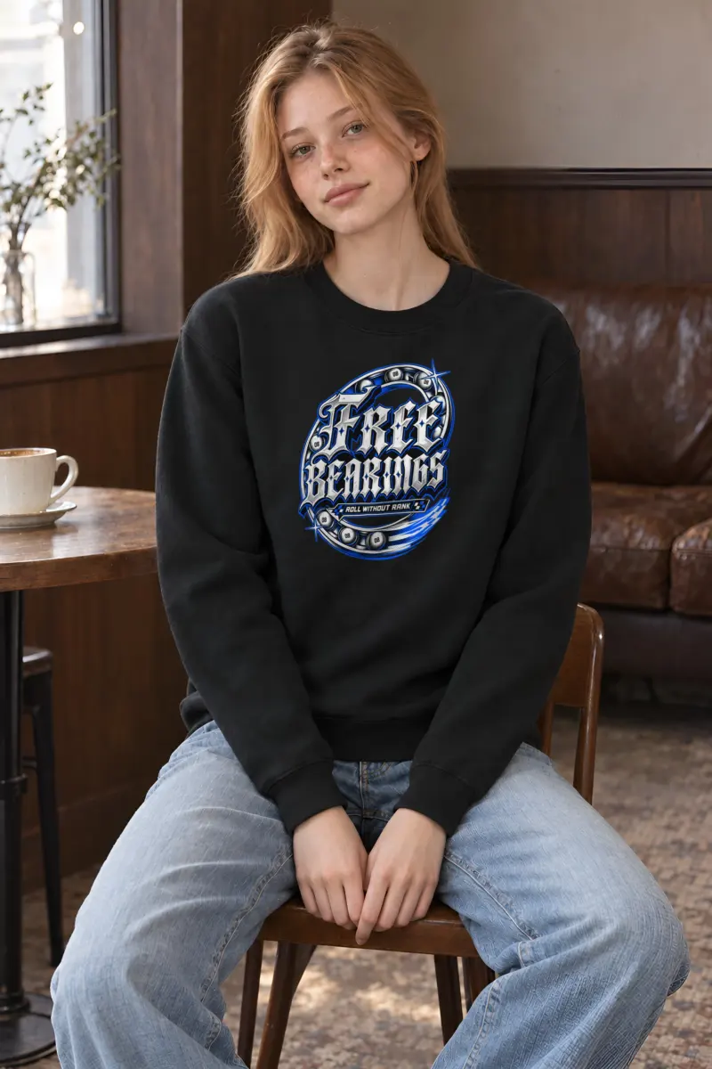 "Free Bearings" Heavy Blend Unisex Crewneck Sweatshirt