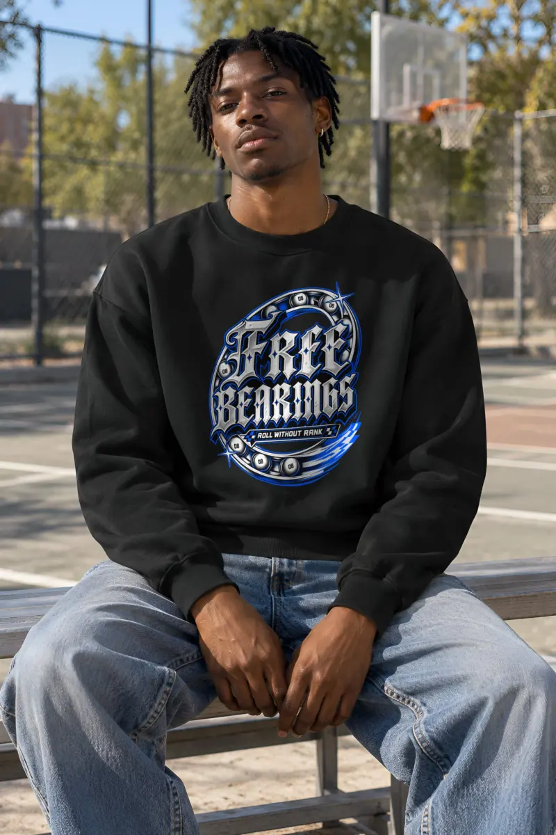 "Free Bearings" Heavy Blend Unisex Crewneck Sweatshirt