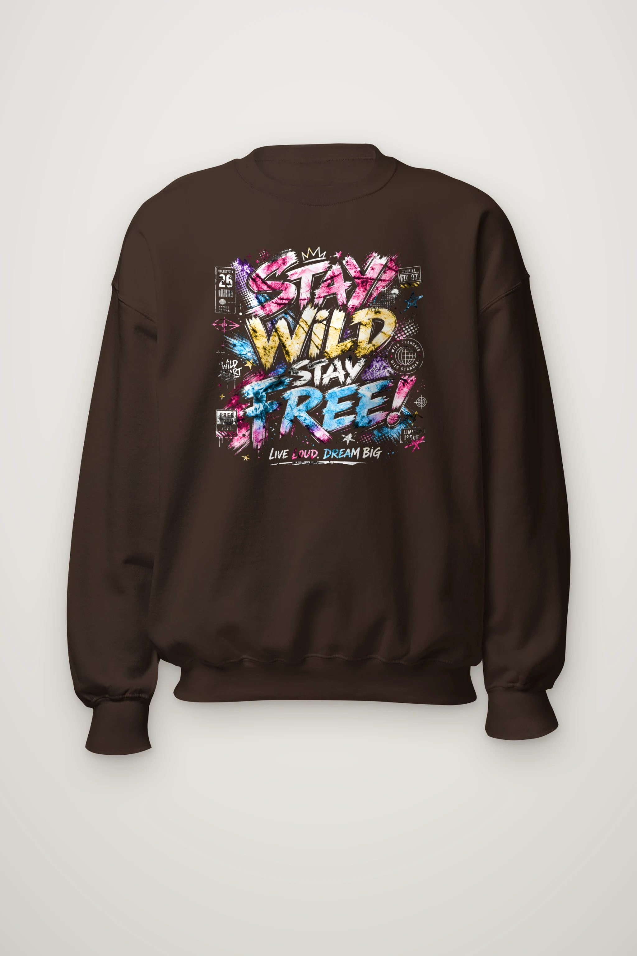"Free Loud Dream" Heavy Blend Unisex Crewneck Sweatshirt