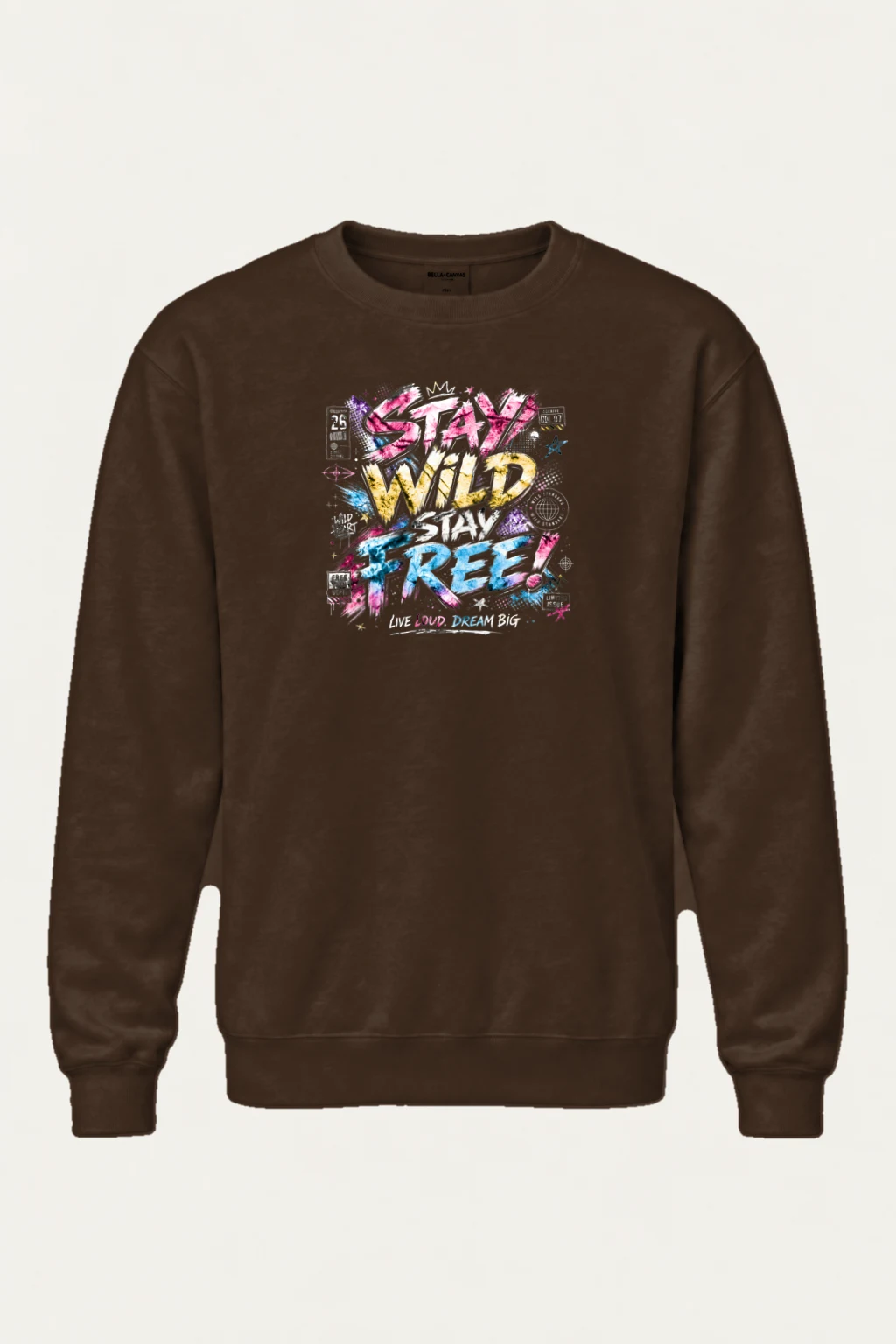 "Free Loud Dream" Heavy Blend Unisex Crewneck Sweatshirt | Gildan 18000