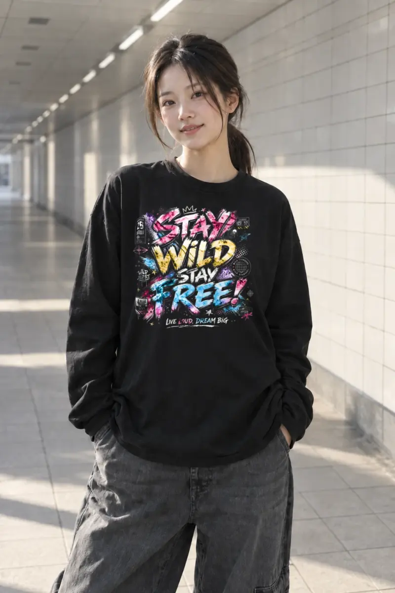 “Free Loud Dream” Unisex Longsleeve T-shirt | Gildan 2400