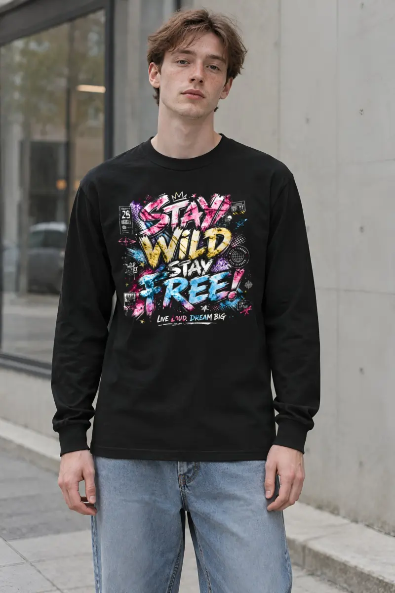 "Free Loud Dream" Unisex Longsleeve T-shirt
