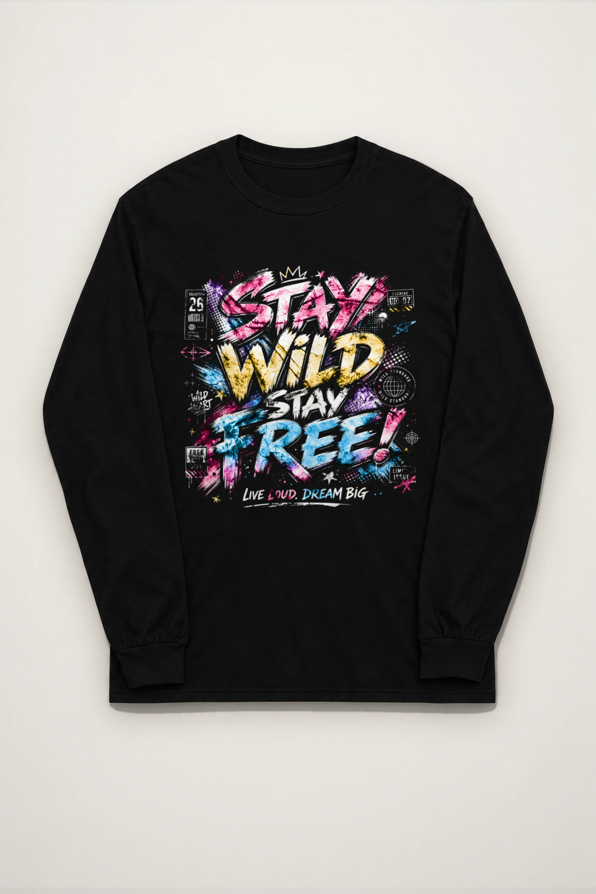 "Free Loud Dream" Unisex Longsleeve T-shirt