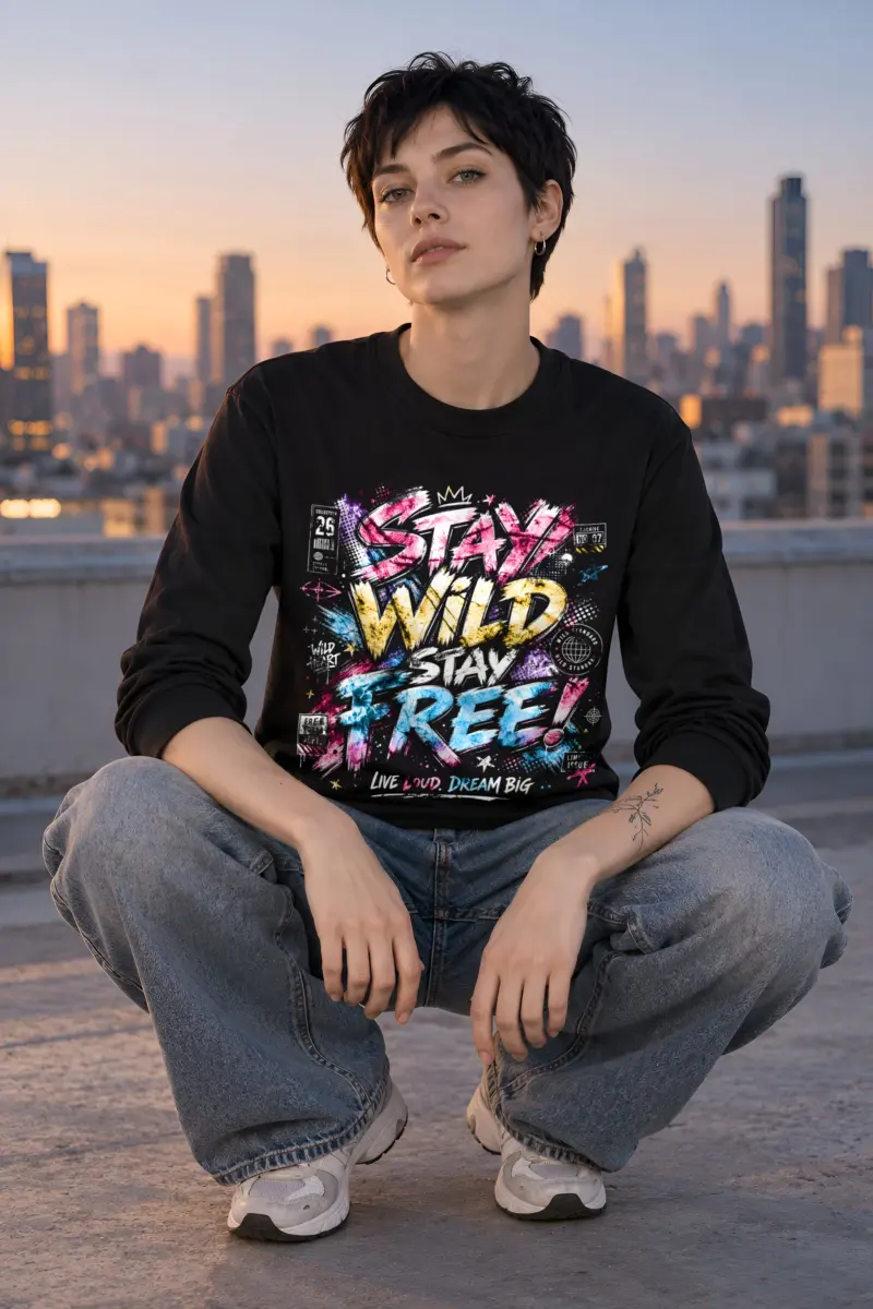 "Free Loud Dream" Unisex Longsleeve T-shirt