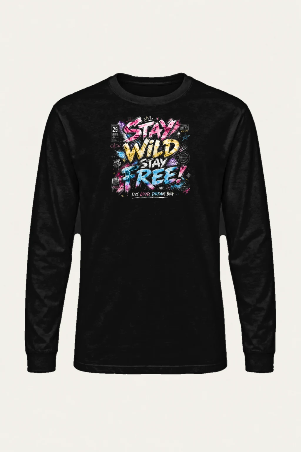 "Free Loud Dream" Unisex Longsleeve T-shirt | Gildan 2400