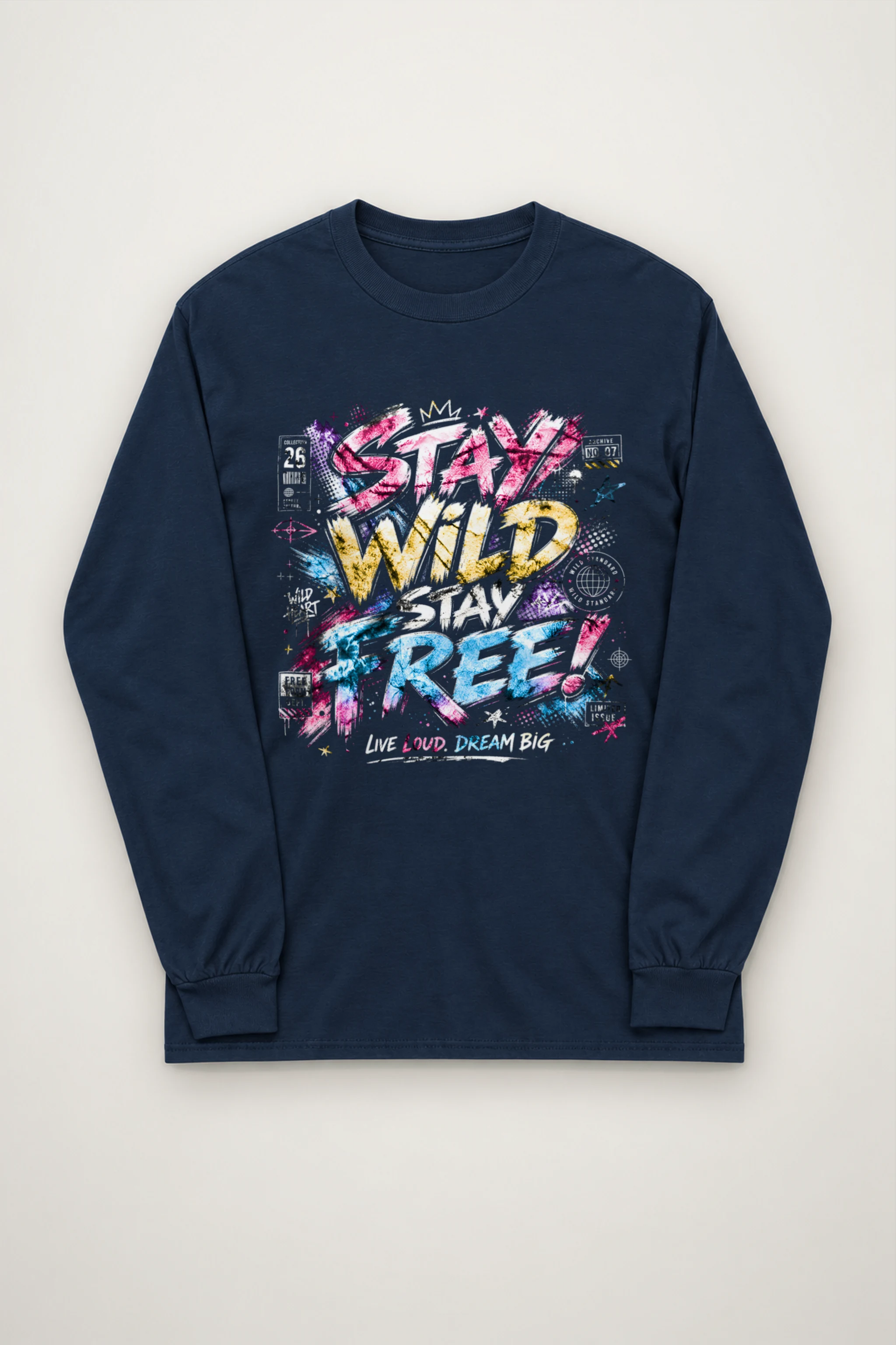 "Free Loud Dream" Unisex Longsleeve T-shirt