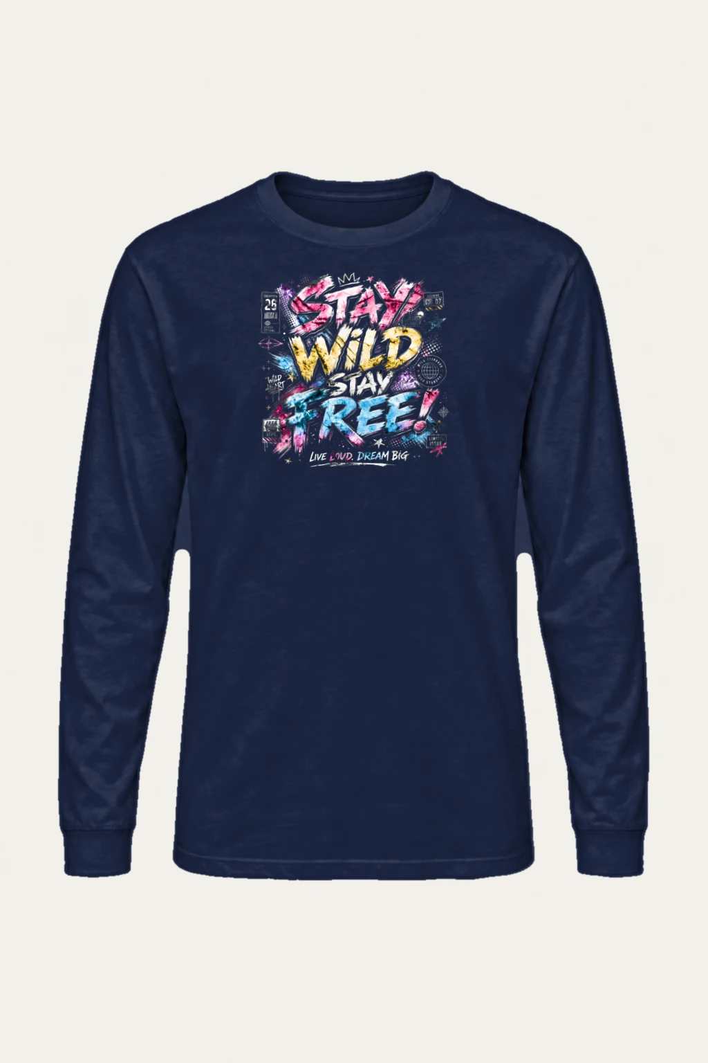 "Free Loud Dream" Unisex Longsleeve T-shirt | Gildan 2400