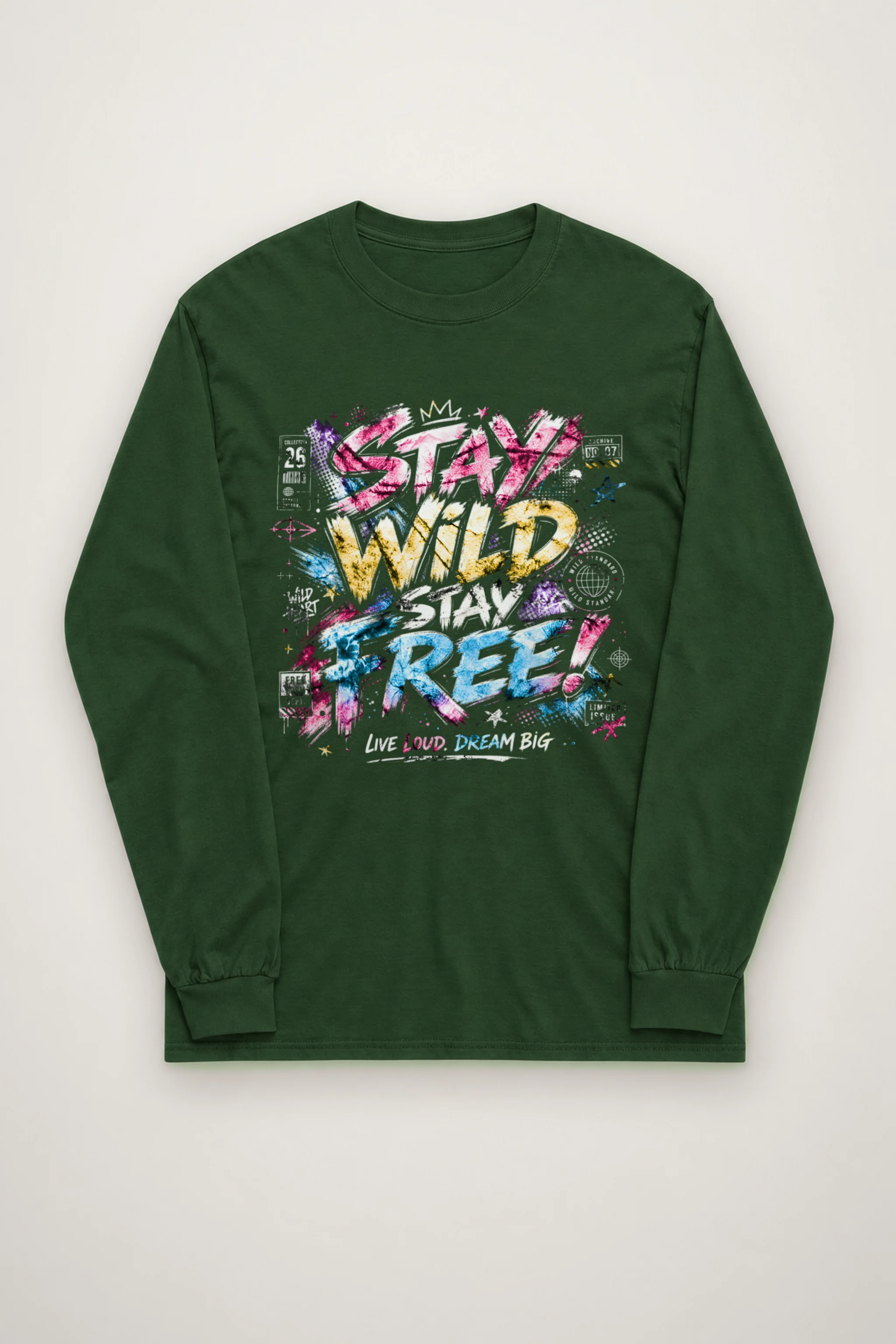 "Free Loud Dream" Unisex Longsleeve T-shirt