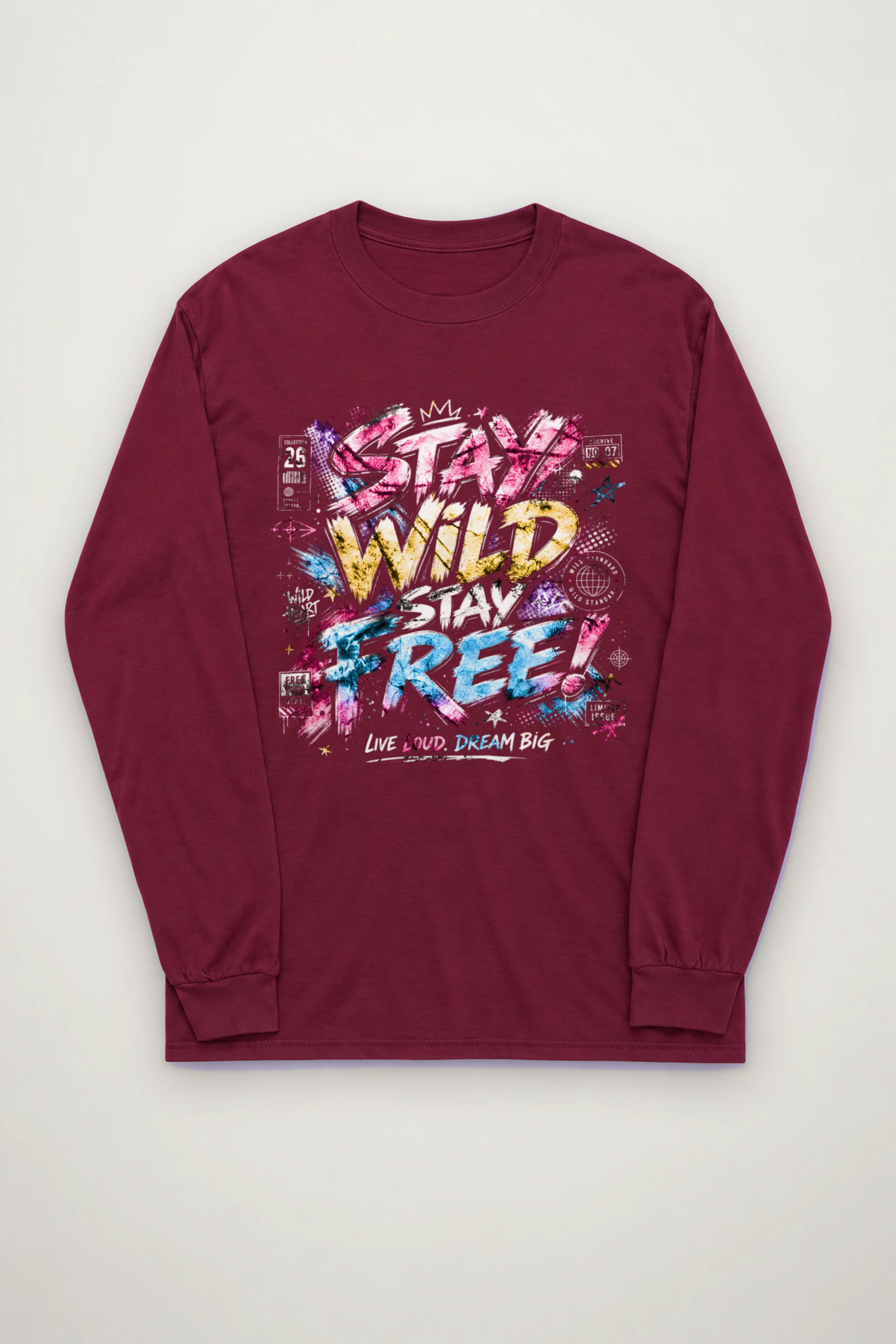 "Free Loud Dream" Unisex Longsleeve T-shirt