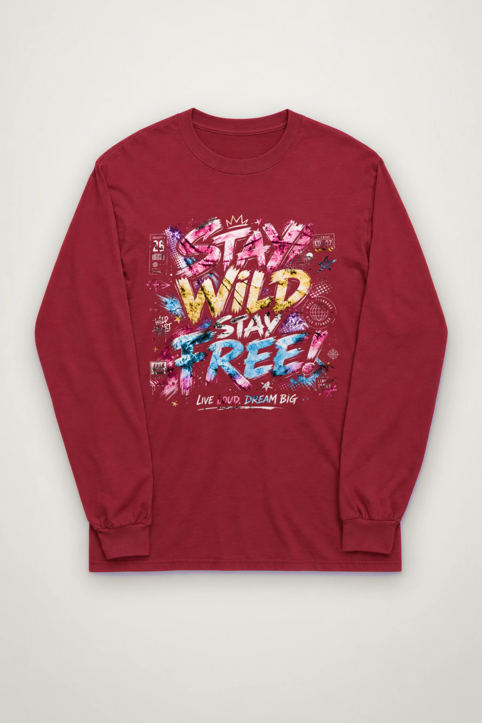 "Free Loud Dream" Unisex Longsleeve T-shirt
