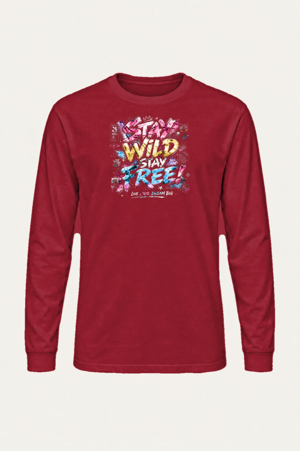 "Free Loud Dream" Unisex Longsleeve T-shirt | Gildan 2400