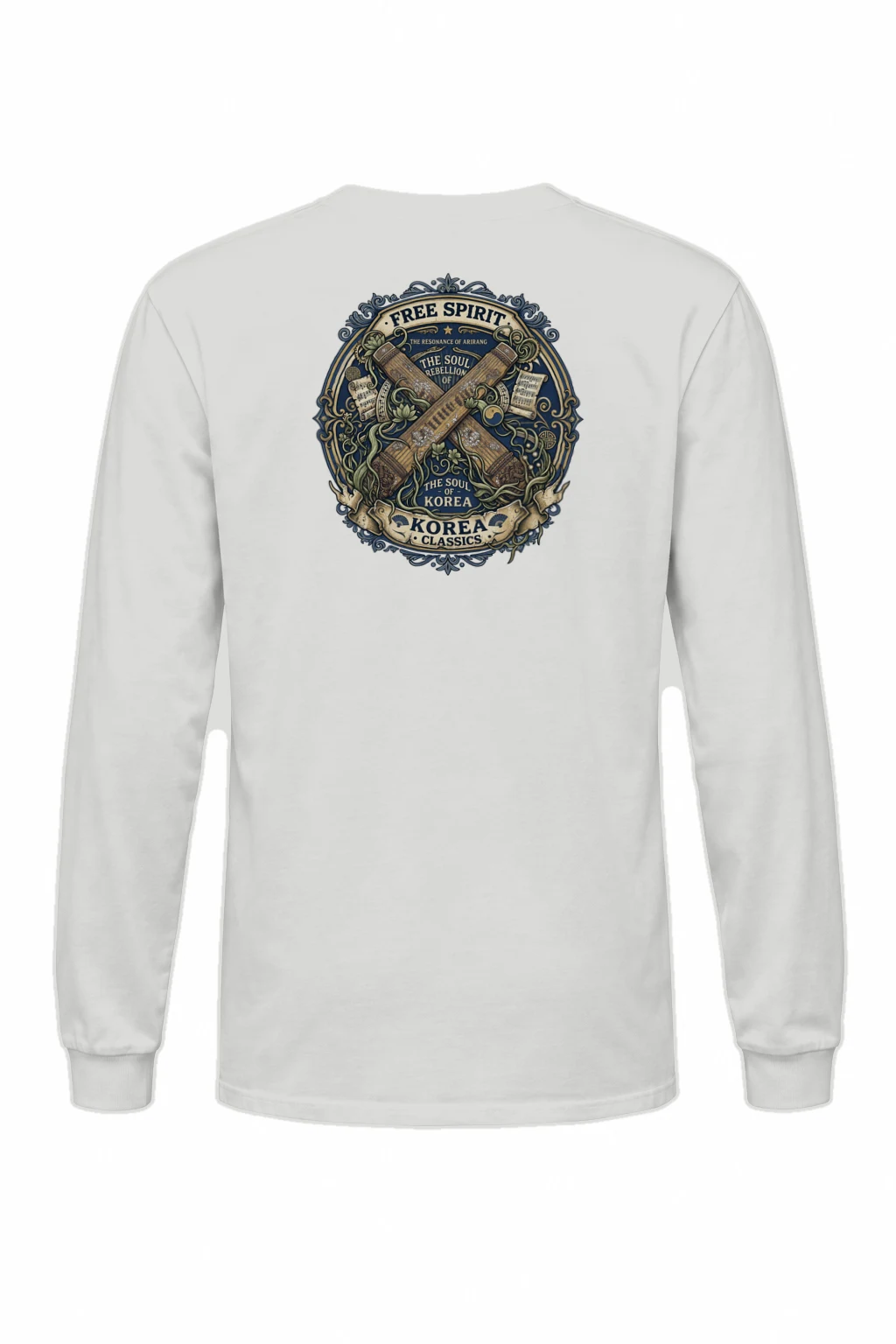 "Free Spirit Arirang" Unisex Longsleeve T-shirt | Gildan 2400