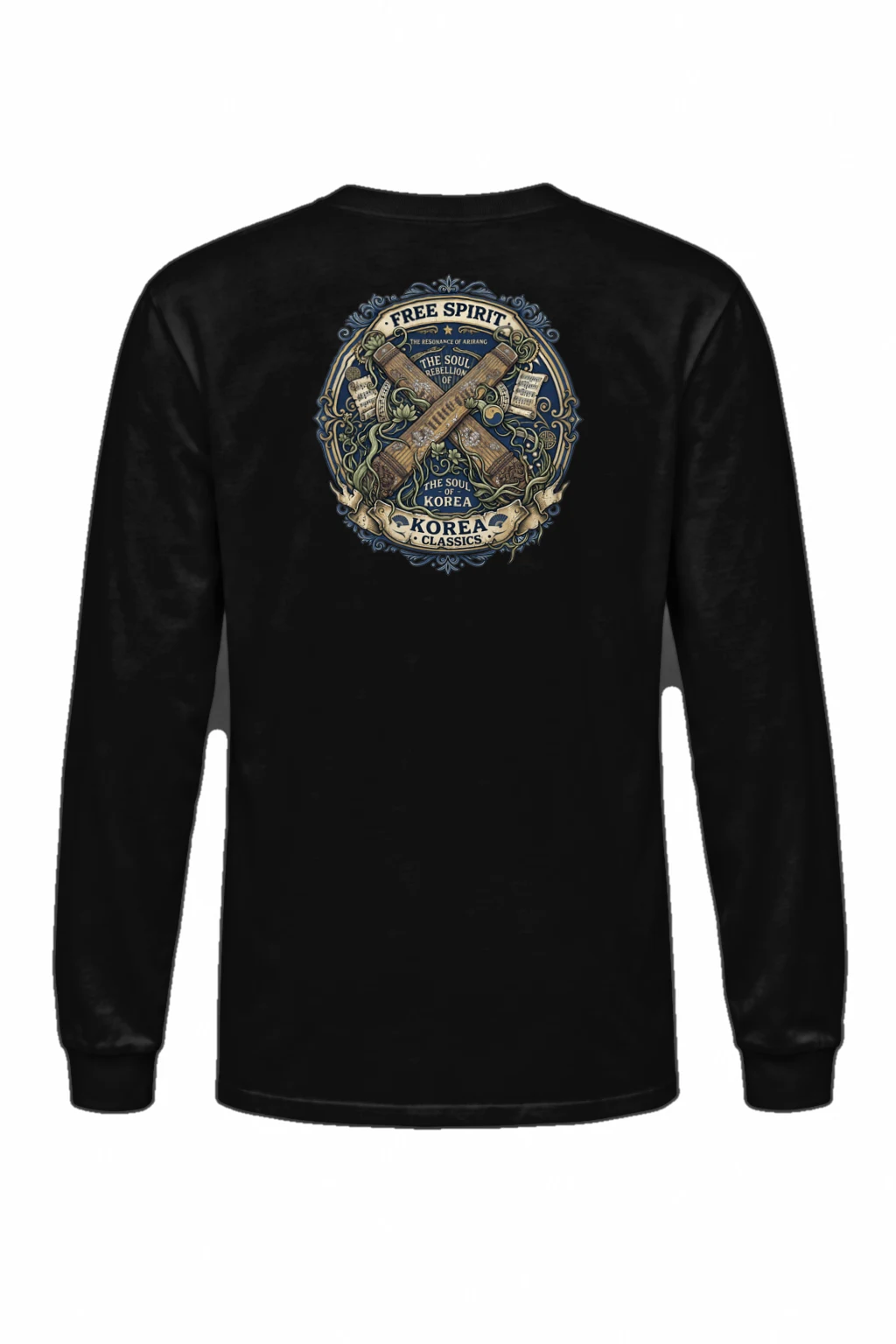 "Free Spirit Arirang" Unisex Longsleeve T-shirt | Gildan 2400