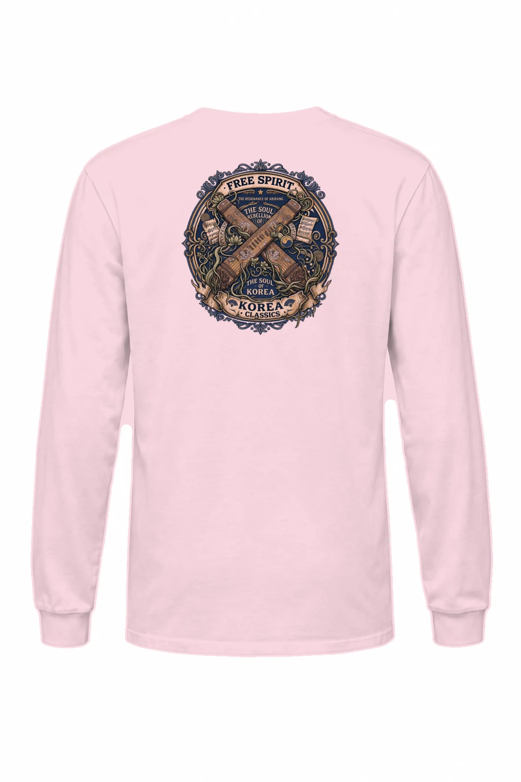 "Free Spirit Arirang" Unisex Longsleeve T-shirt | Gildan 2400