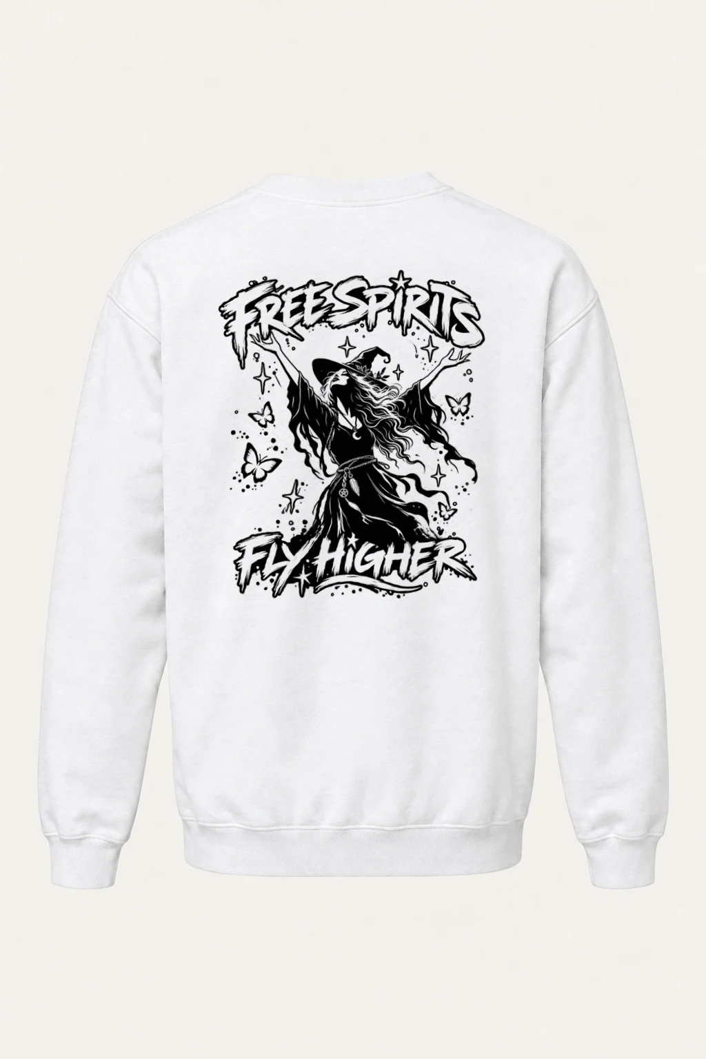 "Free Spirit" Heavy Blend Unisex Crewneck Sweatshirt | Gildan 18000