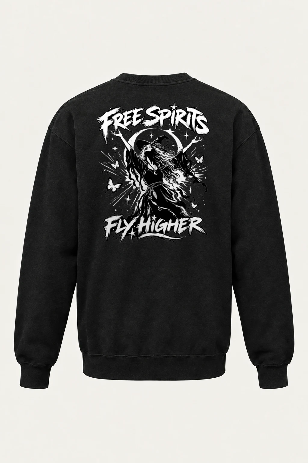 "Free Spirit" Heavy Blend Unisex Crewneck Sweatshirt | Gildan 18000