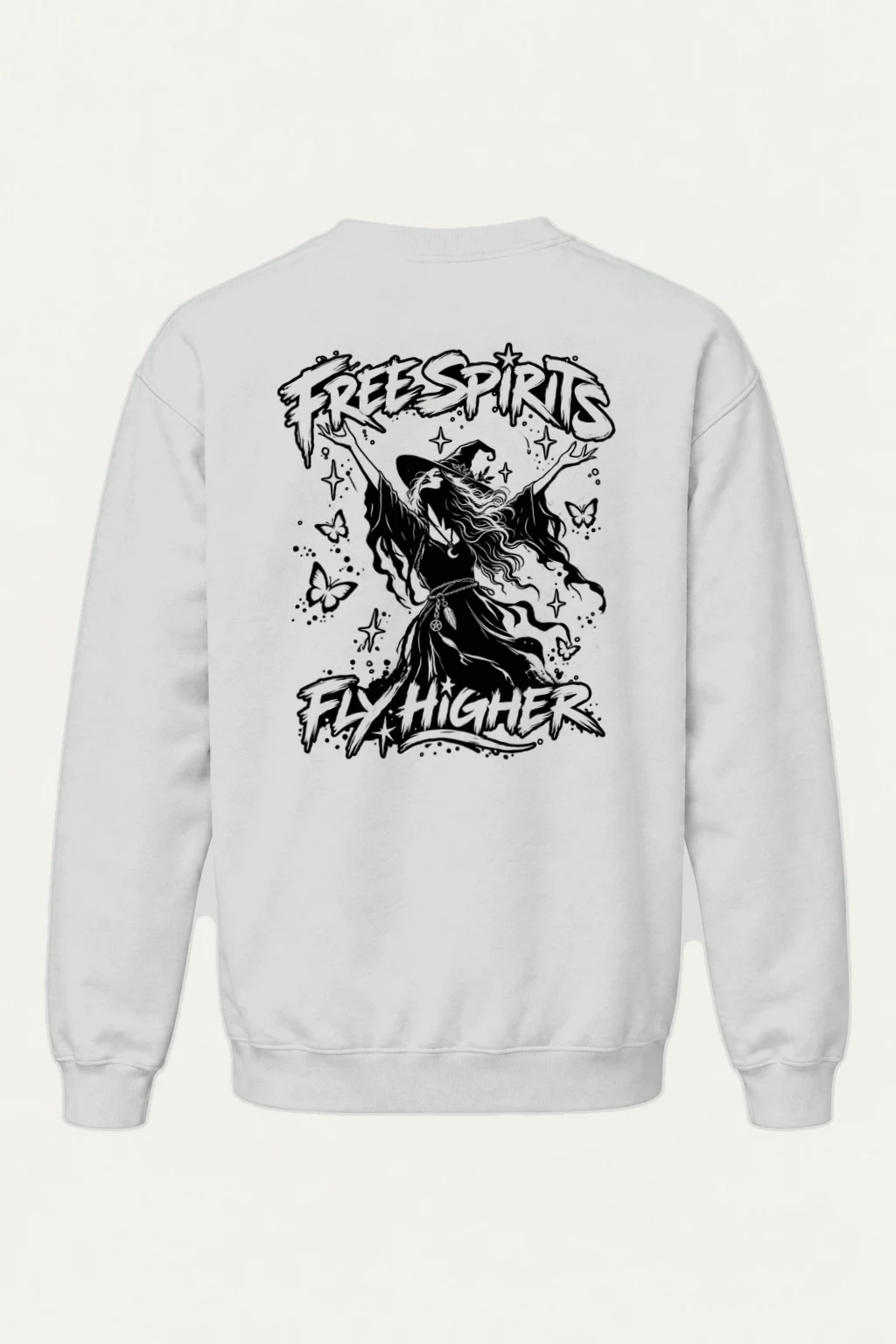 "Free Spirit" Heavy Blend Unisex Crewneck Sweatshirt | Gildan 18000