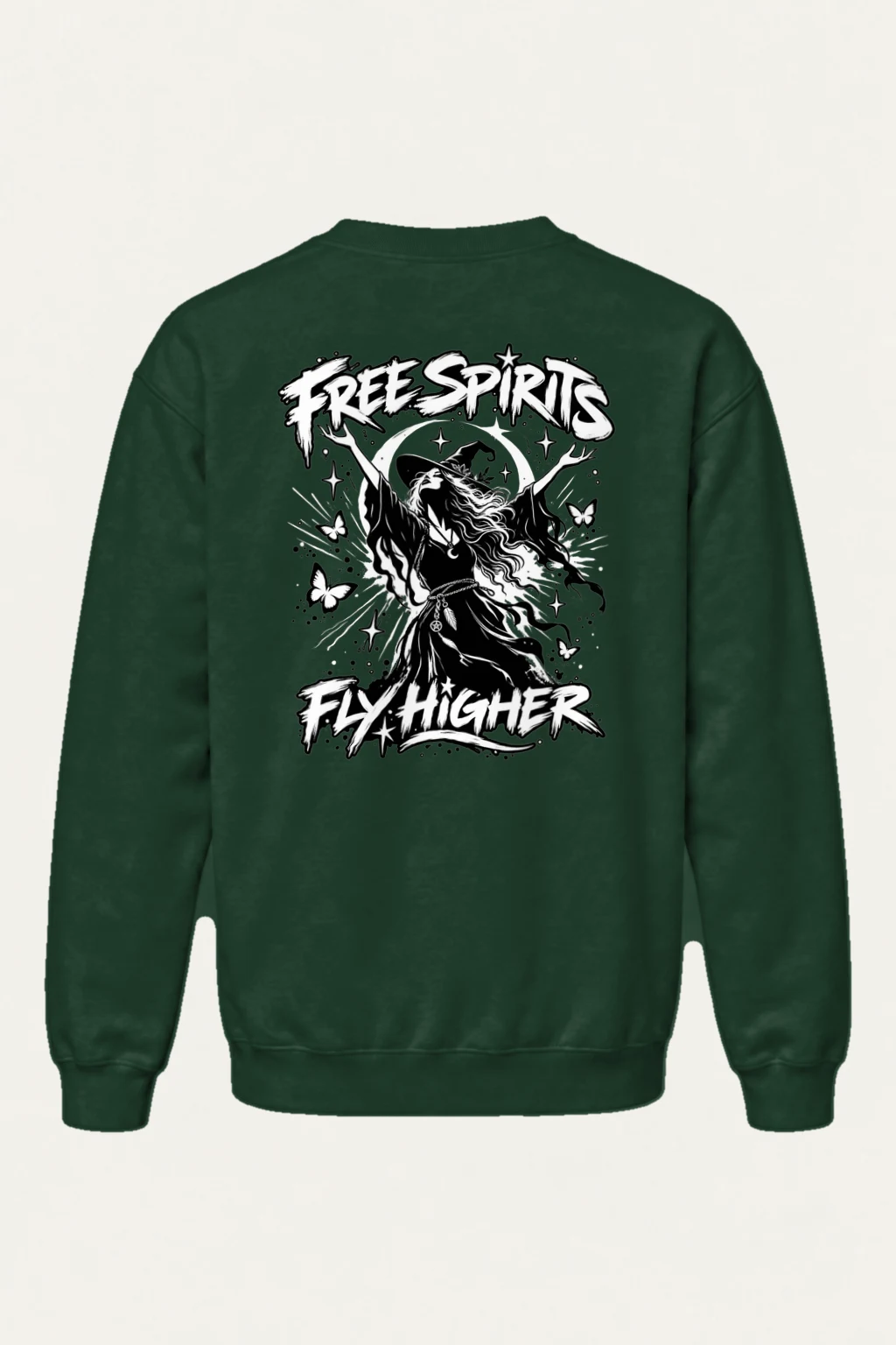 "Free Spirit" Heavy Blend Unisex Crewneck Sweatshirt | Gildan 18000