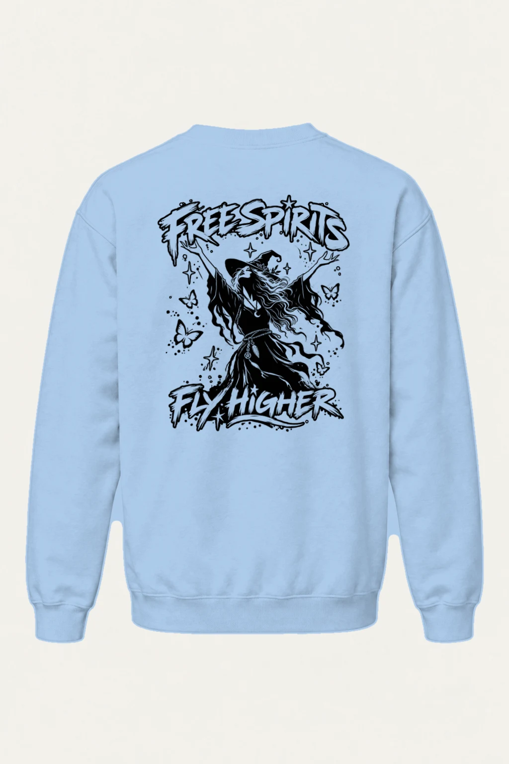 "Free Spirit" Heavy Blend Unisex Crewneck Sweatshirt | Gildan 18000