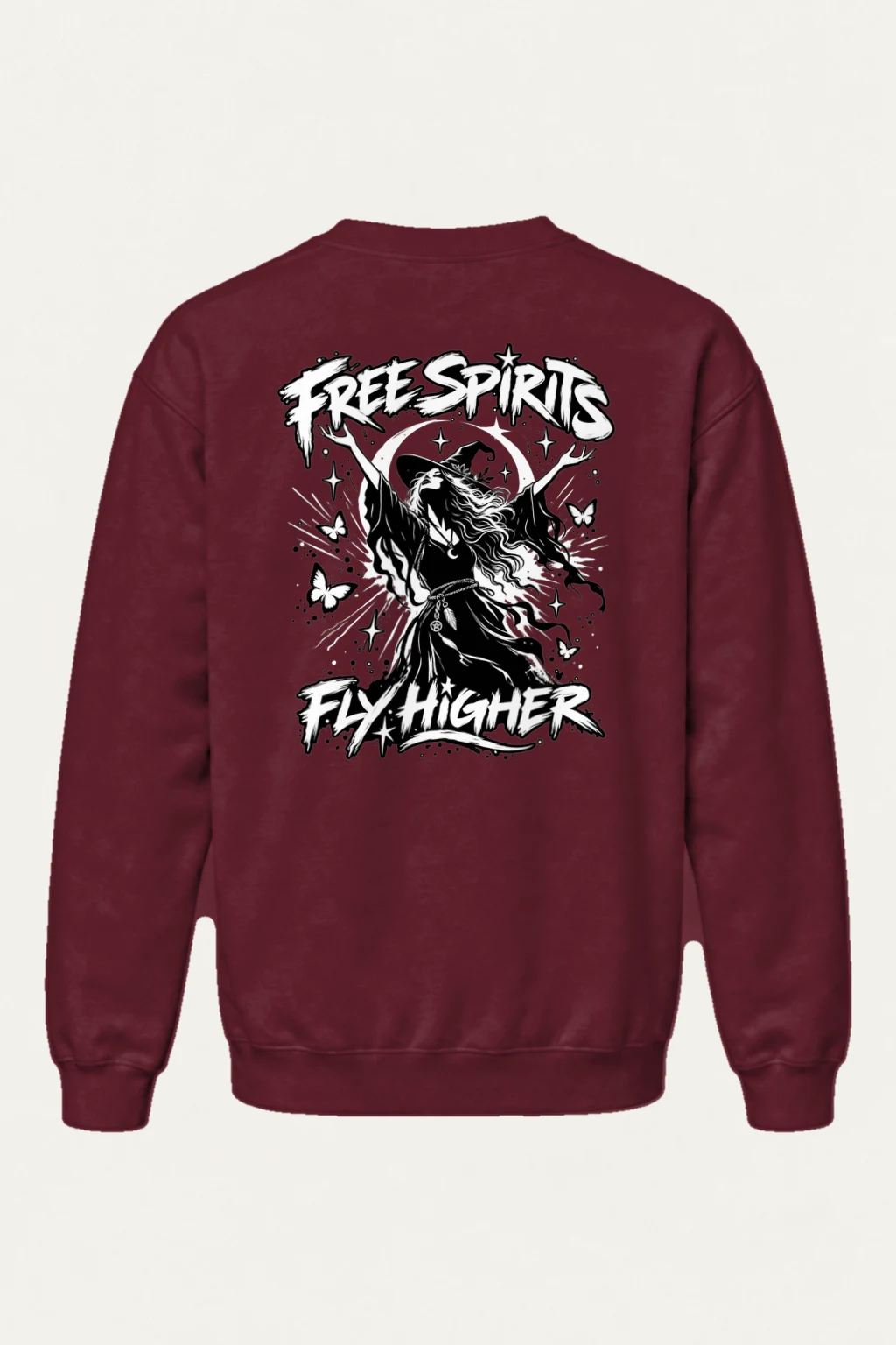 "Free Spirit" Heavy Blend Unisex Crewneck Sweatshirt | Gildan 18000