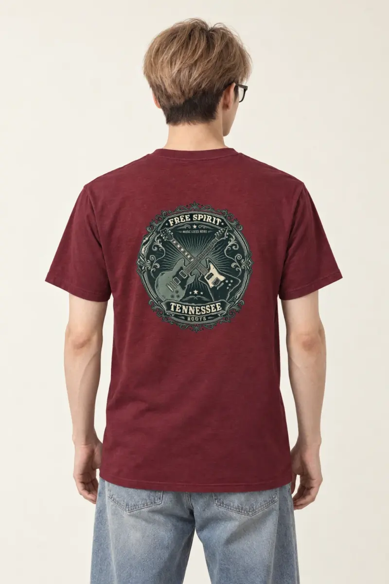 "Free Spirit Roots" Heavyweight Unisex Crewneck T-shirt