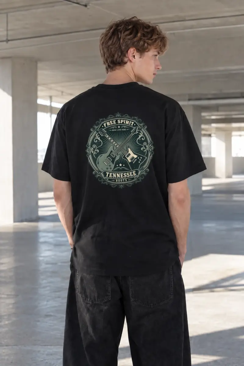 "Free Spirit Roots" Heavyweight Unisex Crewneck T-shirt | Gildan 5000