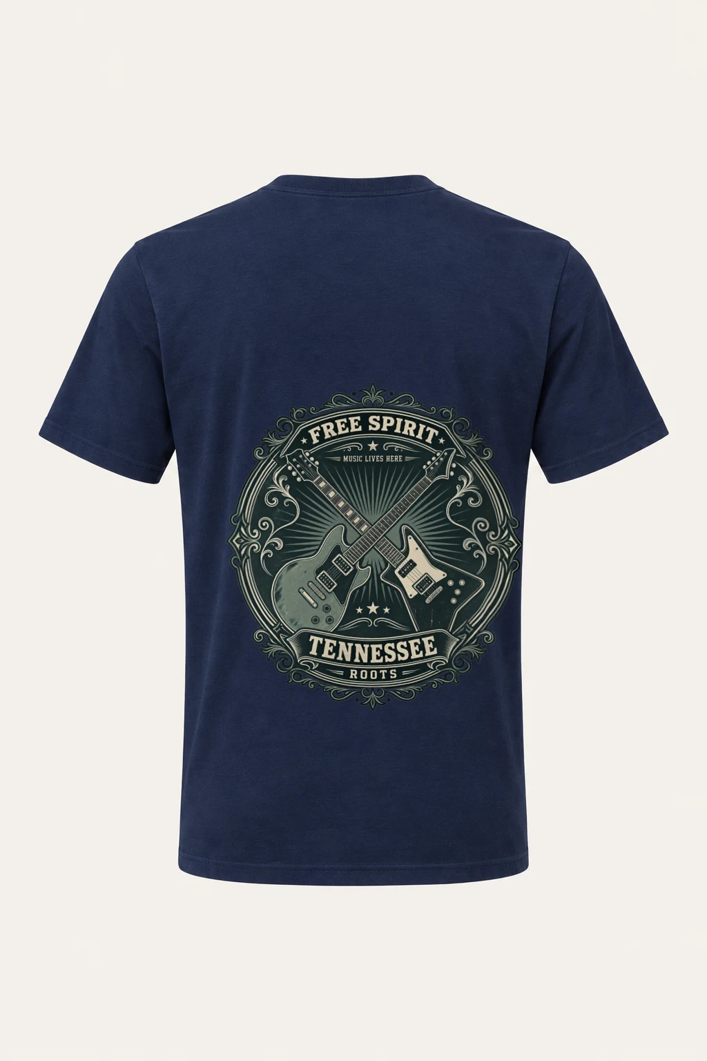 "Free Spirit Roots" Heavyweight Unisex Crewneck T-shirt | Gildan 5000