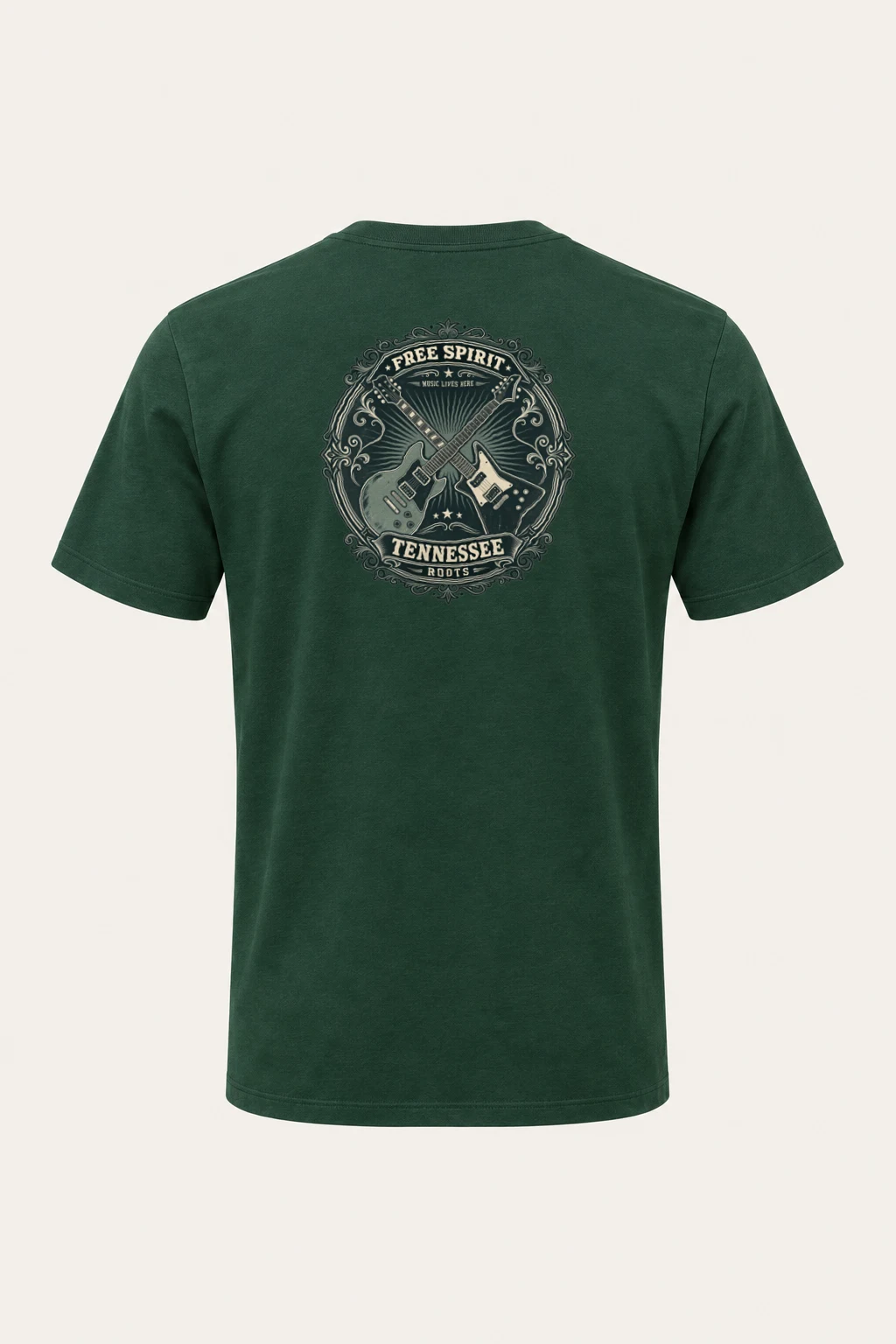 "Free Spirit Roots" Heavyweight Unisex Crewneck T-shirt | Gildan 5000