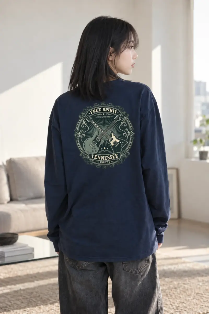 "Free Spirit Tennessee Roots" Unisex Longsleeve T-shirt | Gildan 2400