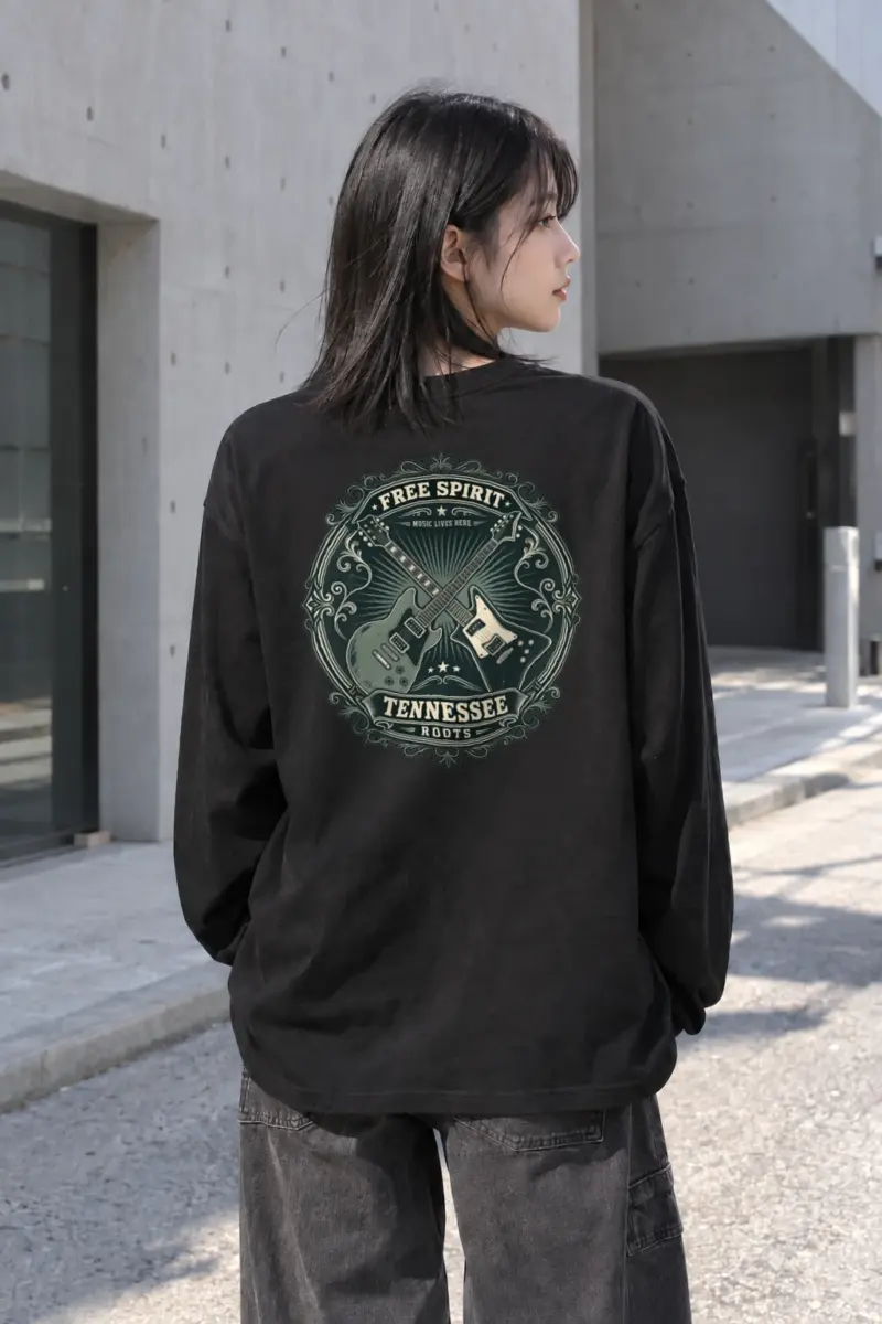 "Free Spirit Tennessee Roots" Unisex Longsleeve T-shirt | Gildan 2400