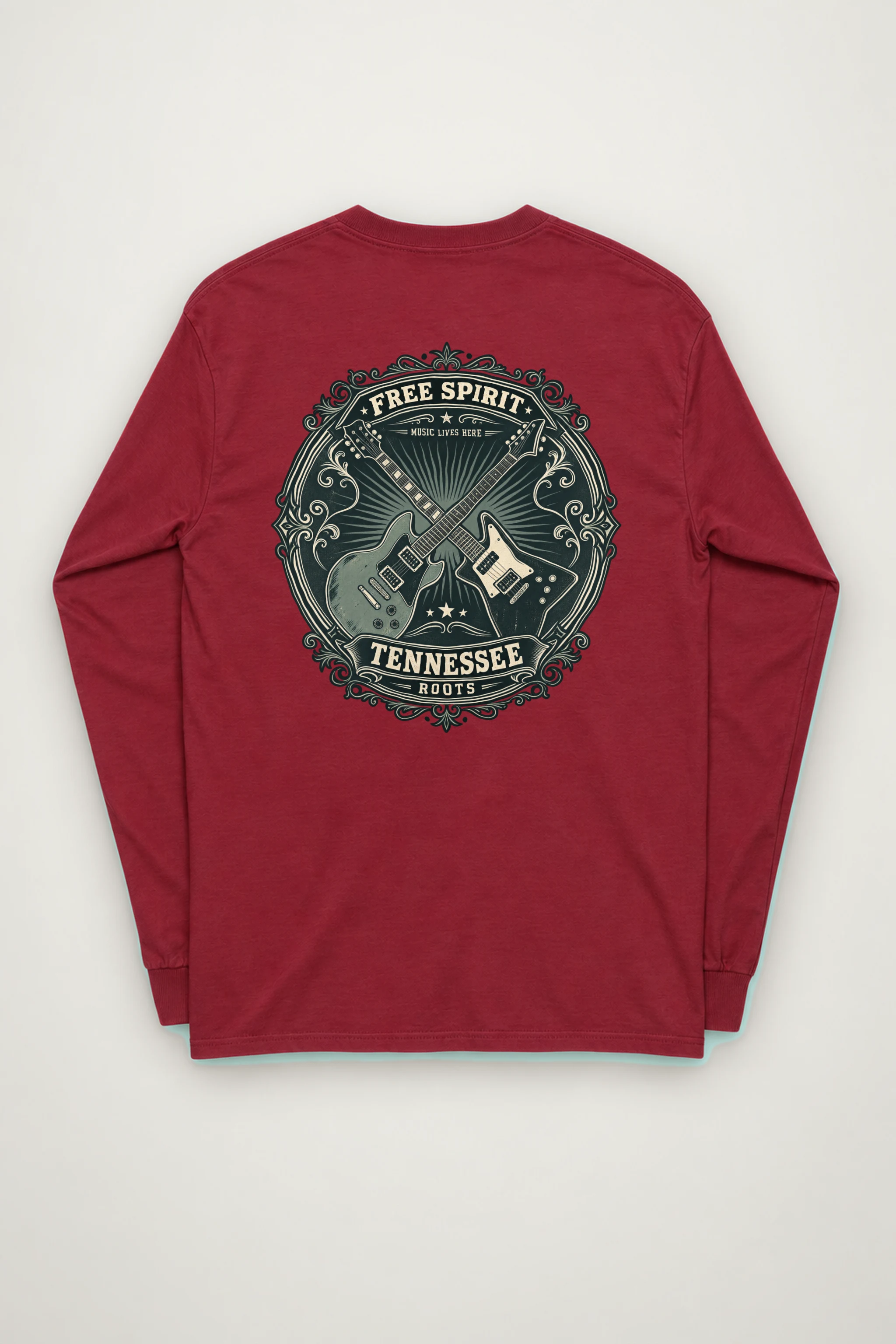 "Free Spirit Tennessee Roots" Unisex Longsleeve T-shirt