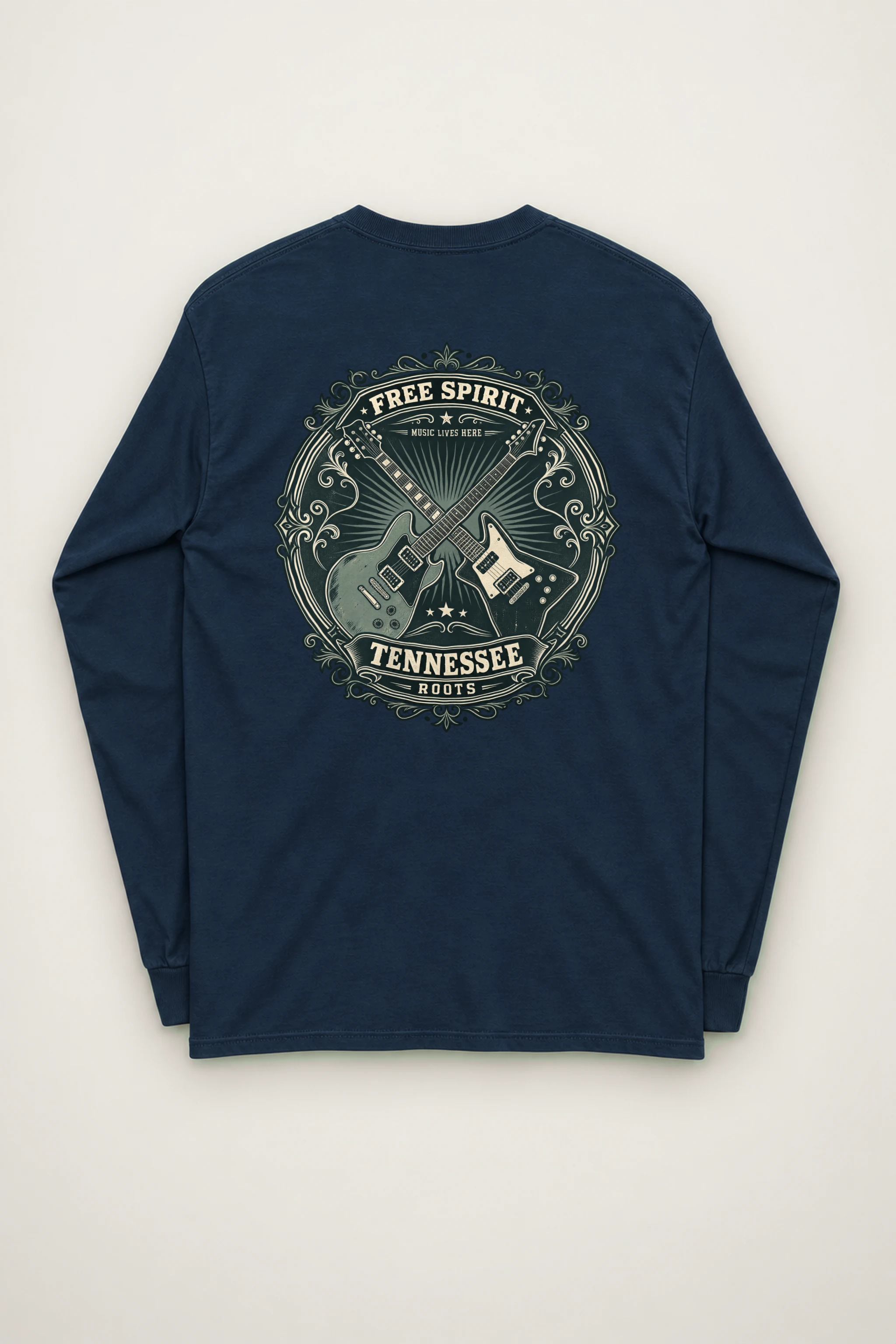 "Free Spirit Tennessee Roots" Unisex Longsleeve T-shirt